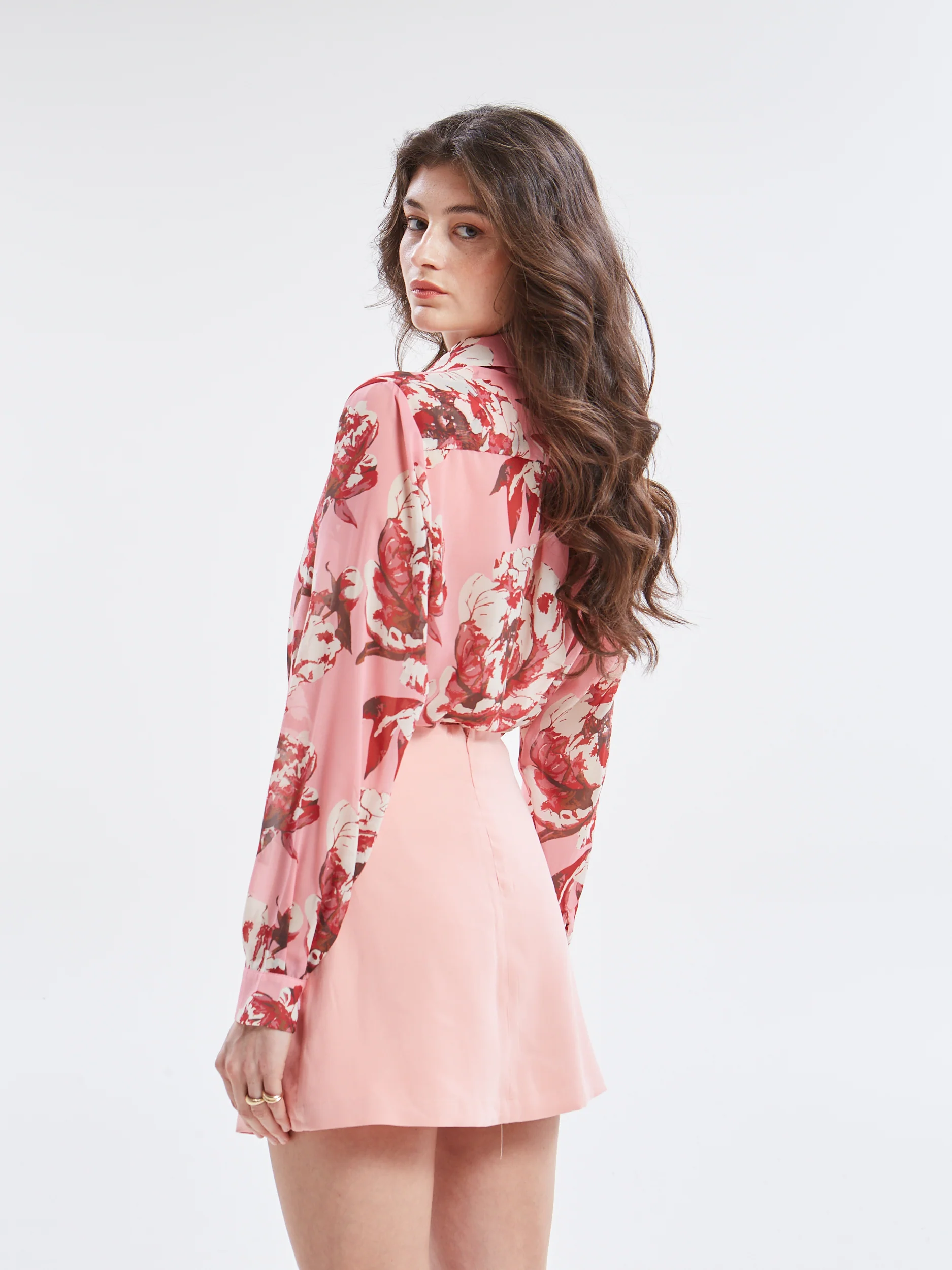 Mireya mini peach skirt - Image 7