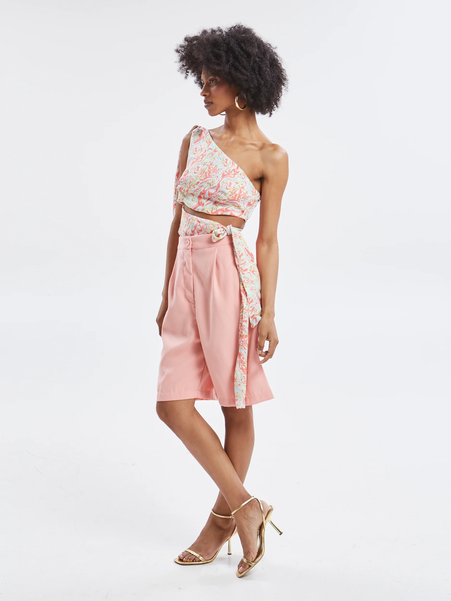 Mireya peach Bermuda - Image 2