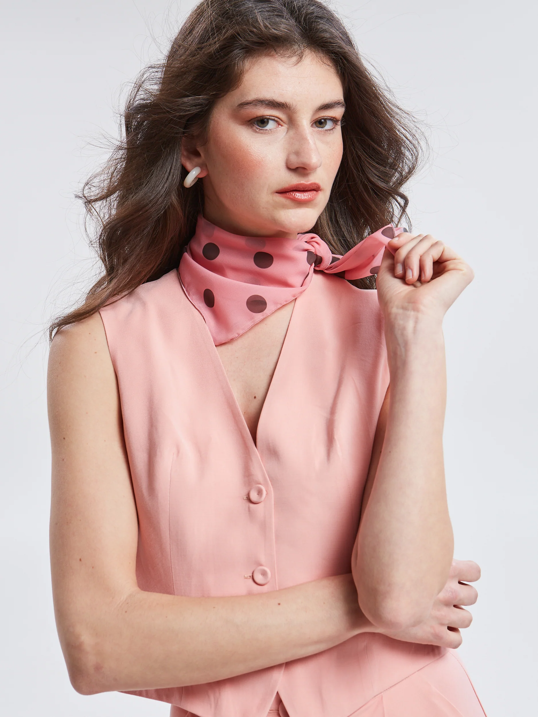 Mireya peach vest - Image 5