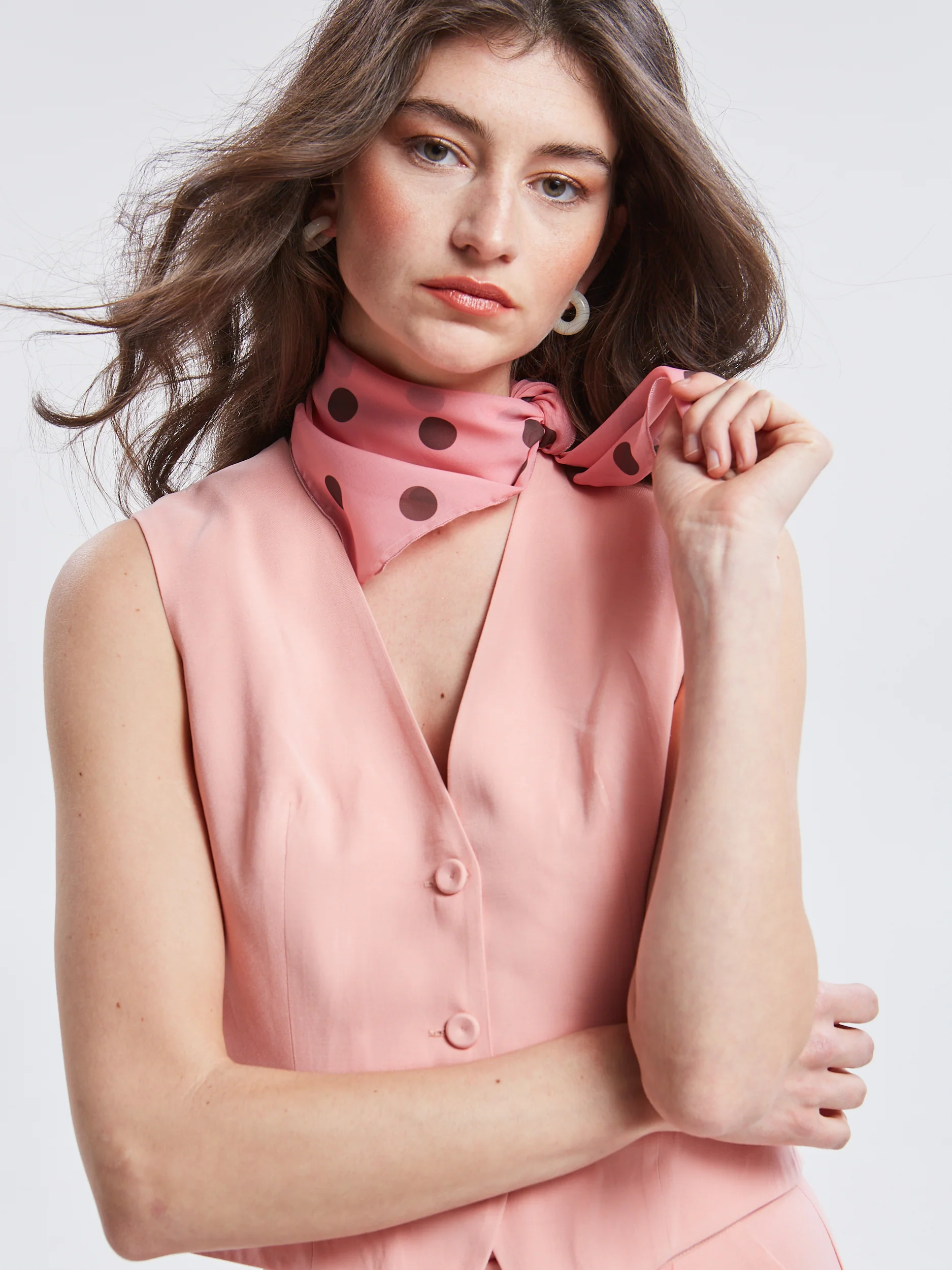 Mireya peach vest - Image 6