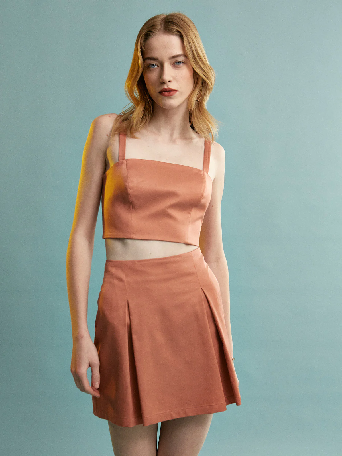Nadine tencel terracotta top