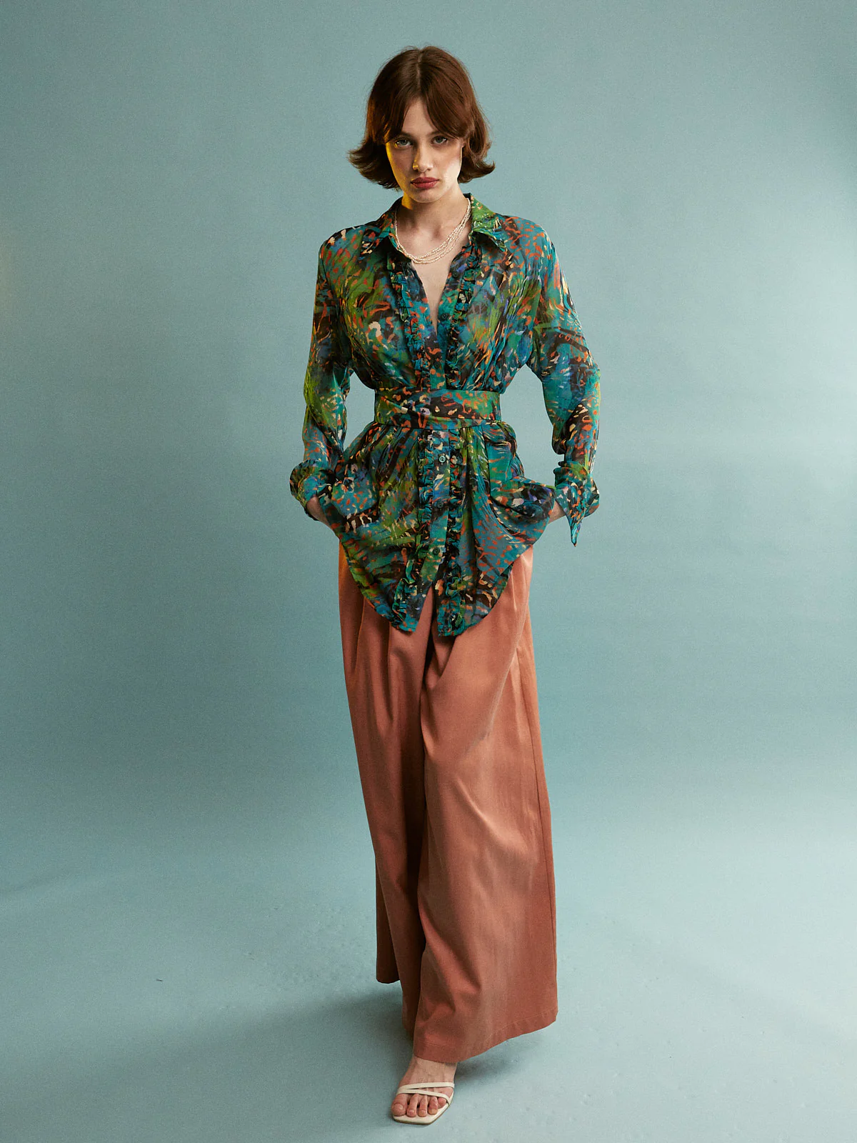 Nadine tencel wide leg pants - Image 3