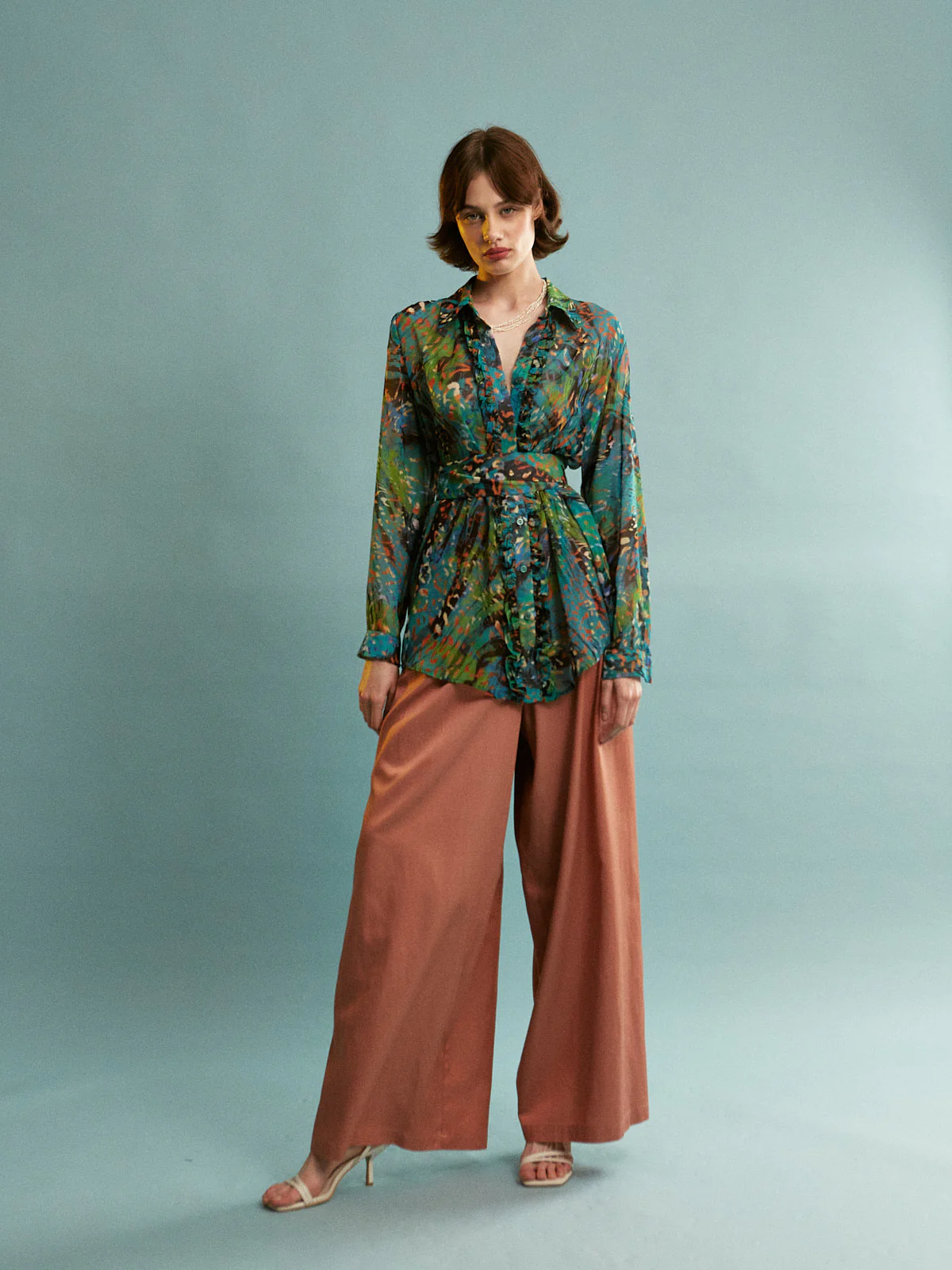 Nadine tencel wide leg pants - Image 4