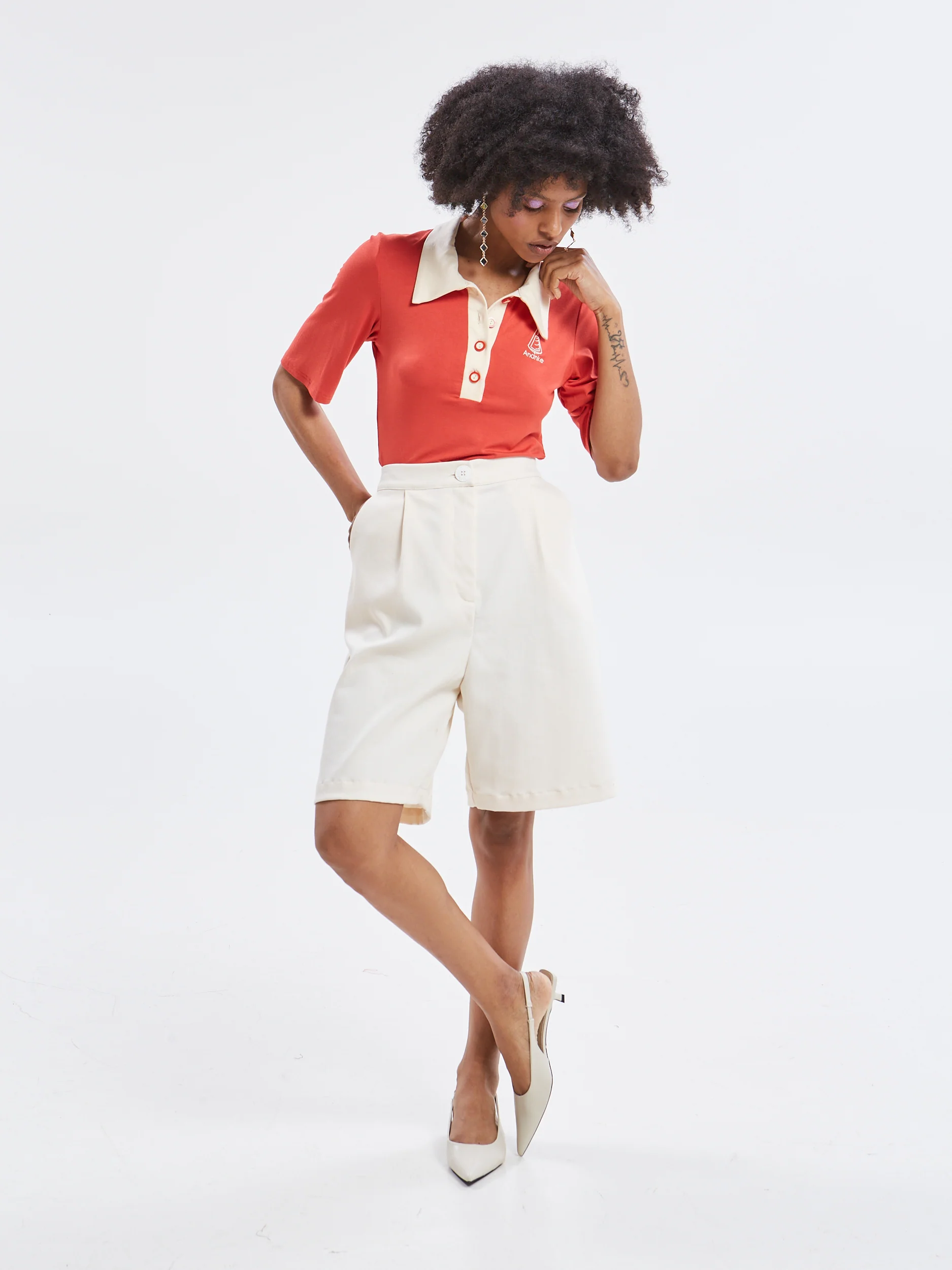 Yara polo red top - Image 6