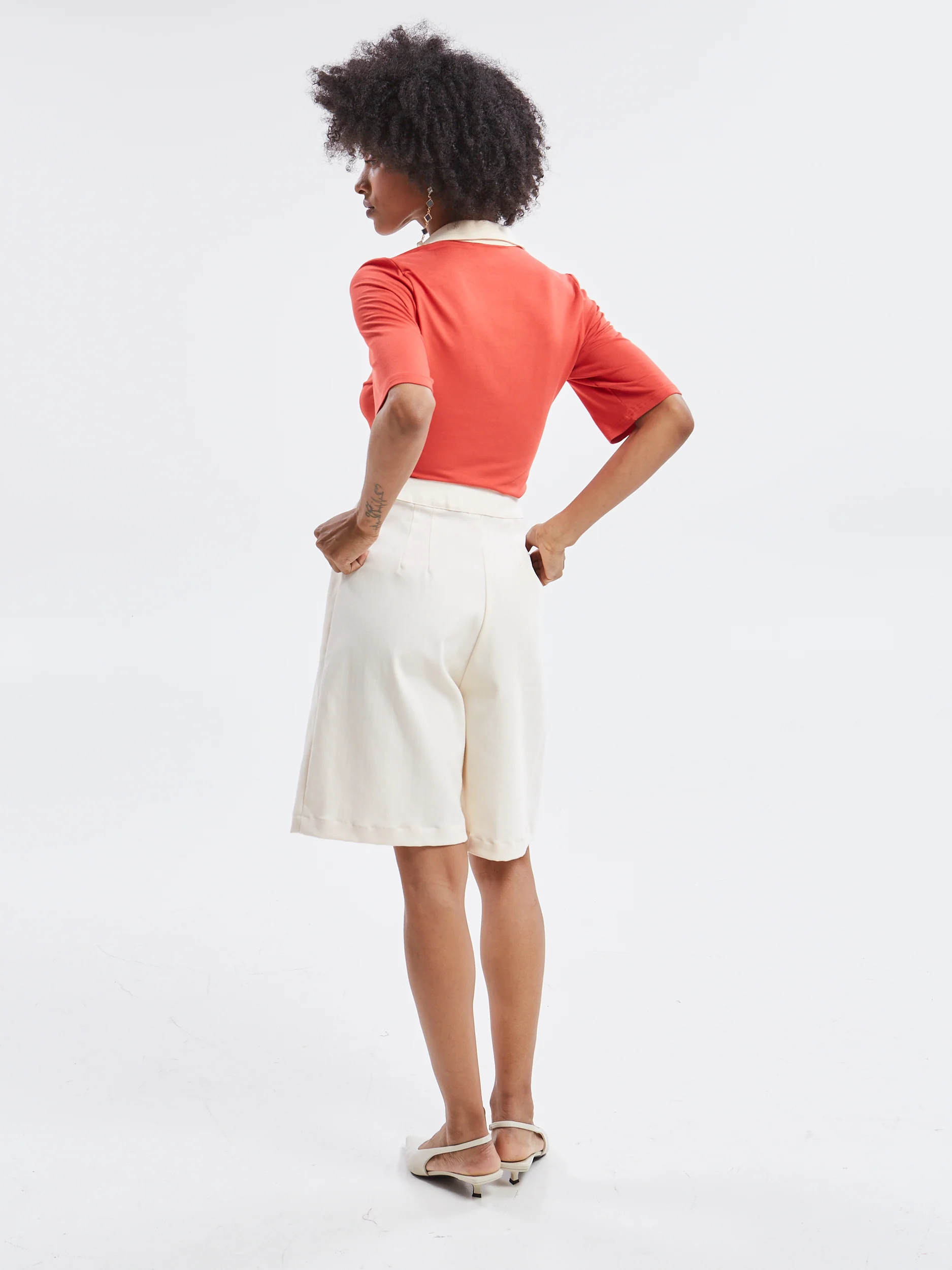 Yara polo red top - Image 4