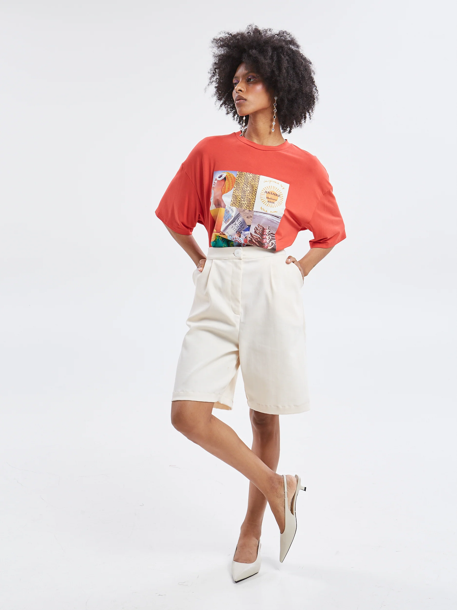 Heliora red t-shirt - Image 3
