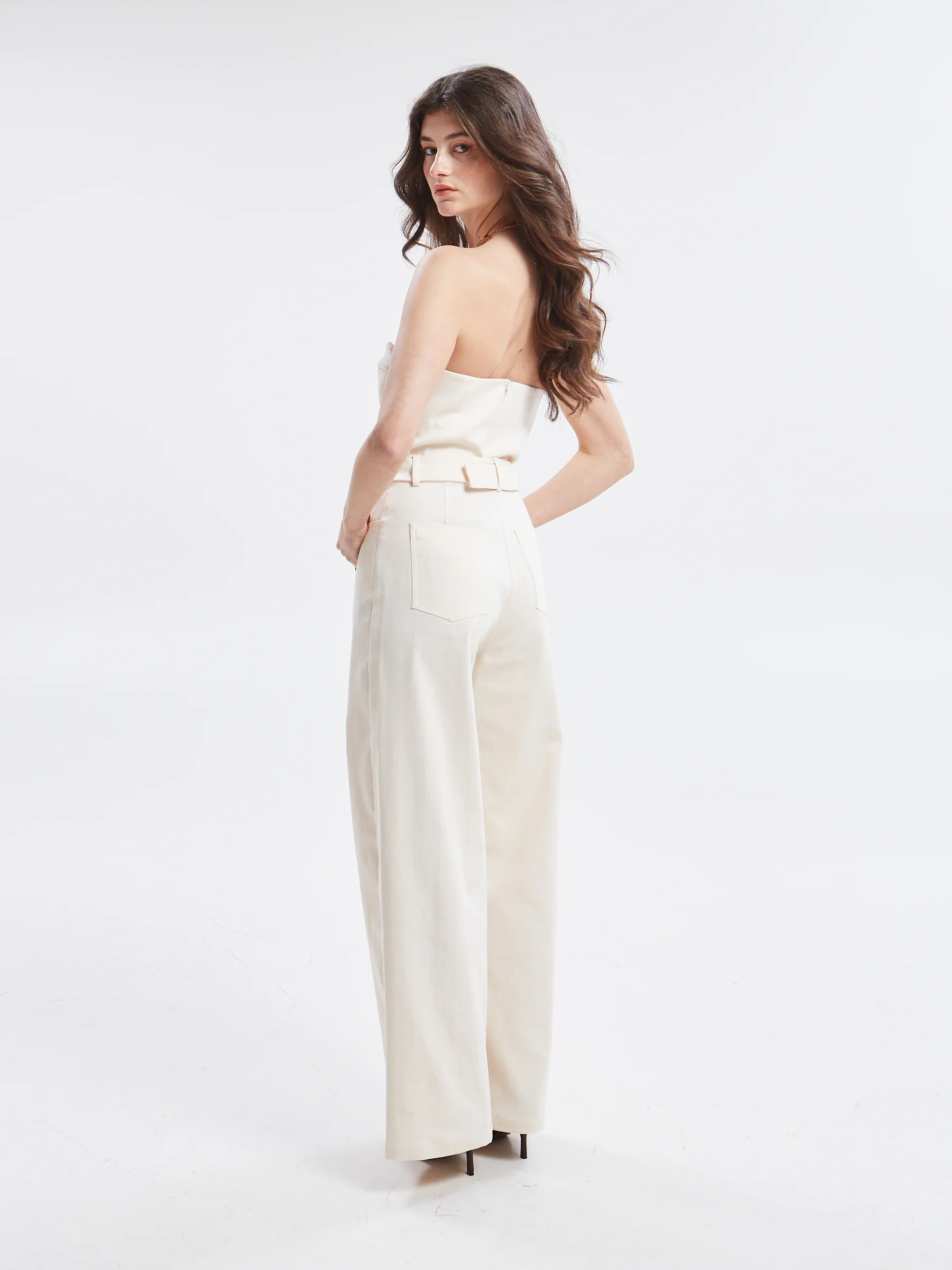 Nayra denim ecru pants - Image 2