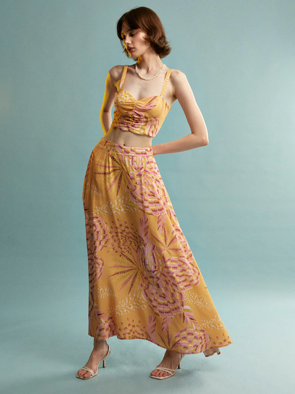 Nora viscose cropped top - Image 2