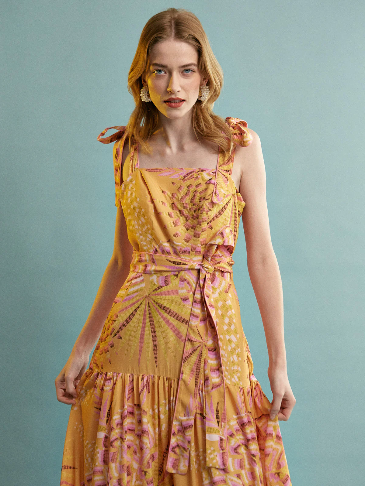 Nora viscose ruffle dress - Image 2