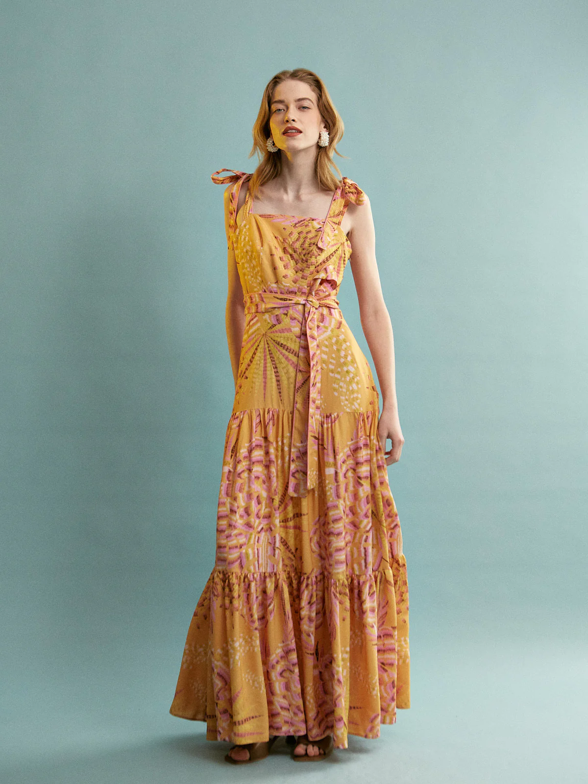 Nora viscose ruffle dress - Image 4