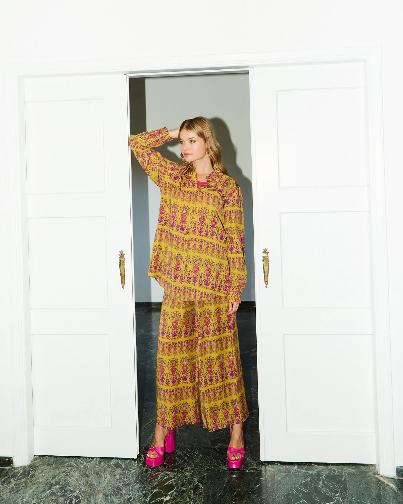 Olivia tencel printed pants - Image 3
