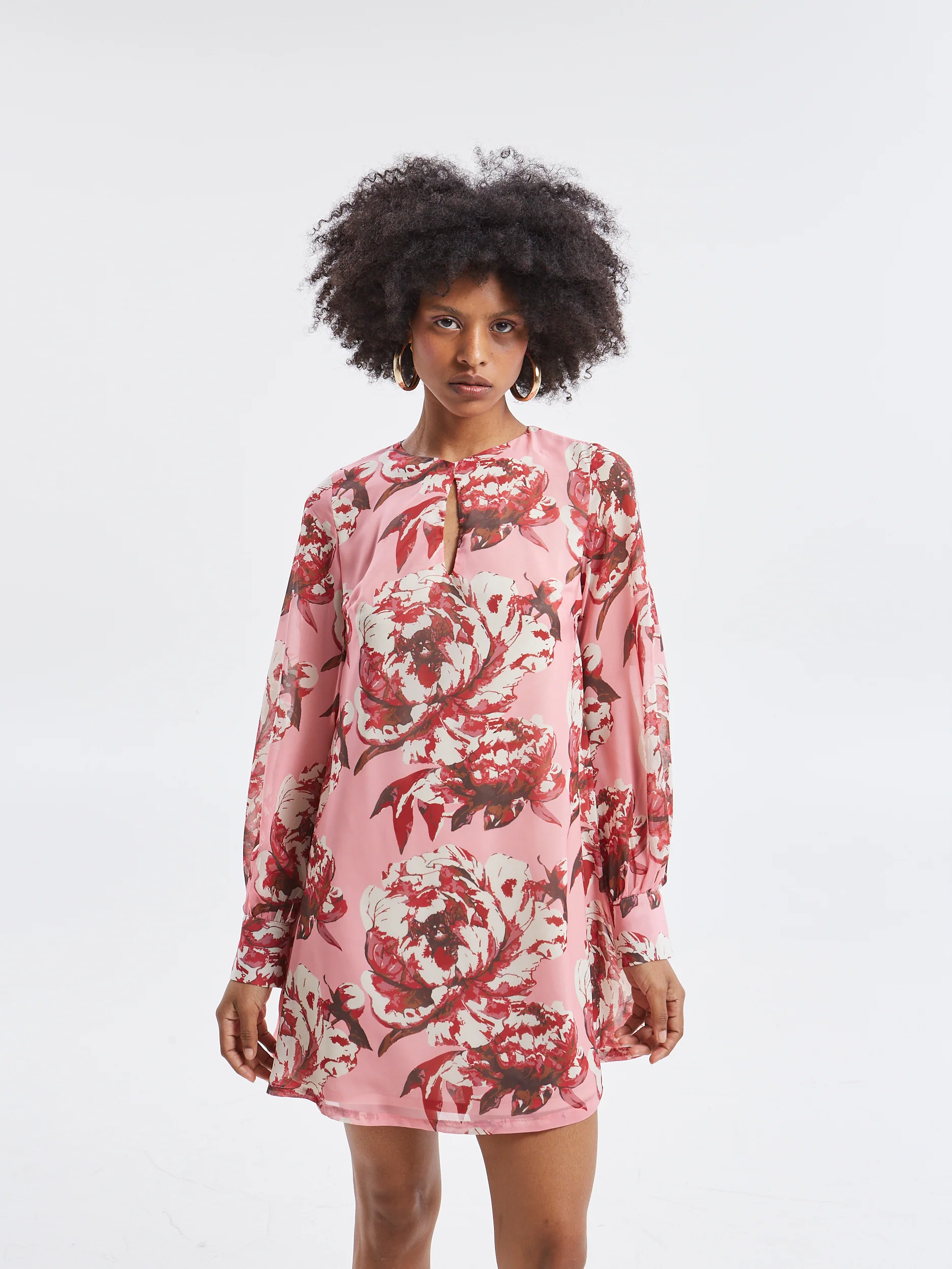 Oriane floral mini dress - Image 5