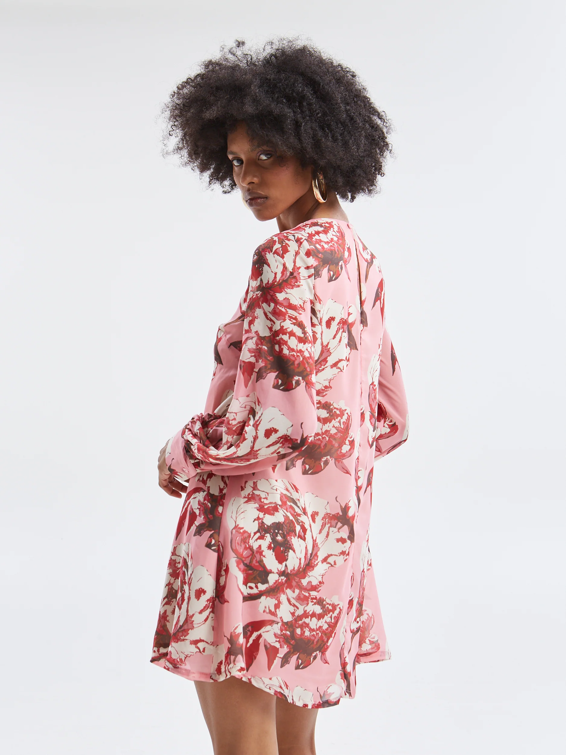 Oriane floral mini dress - Image 6