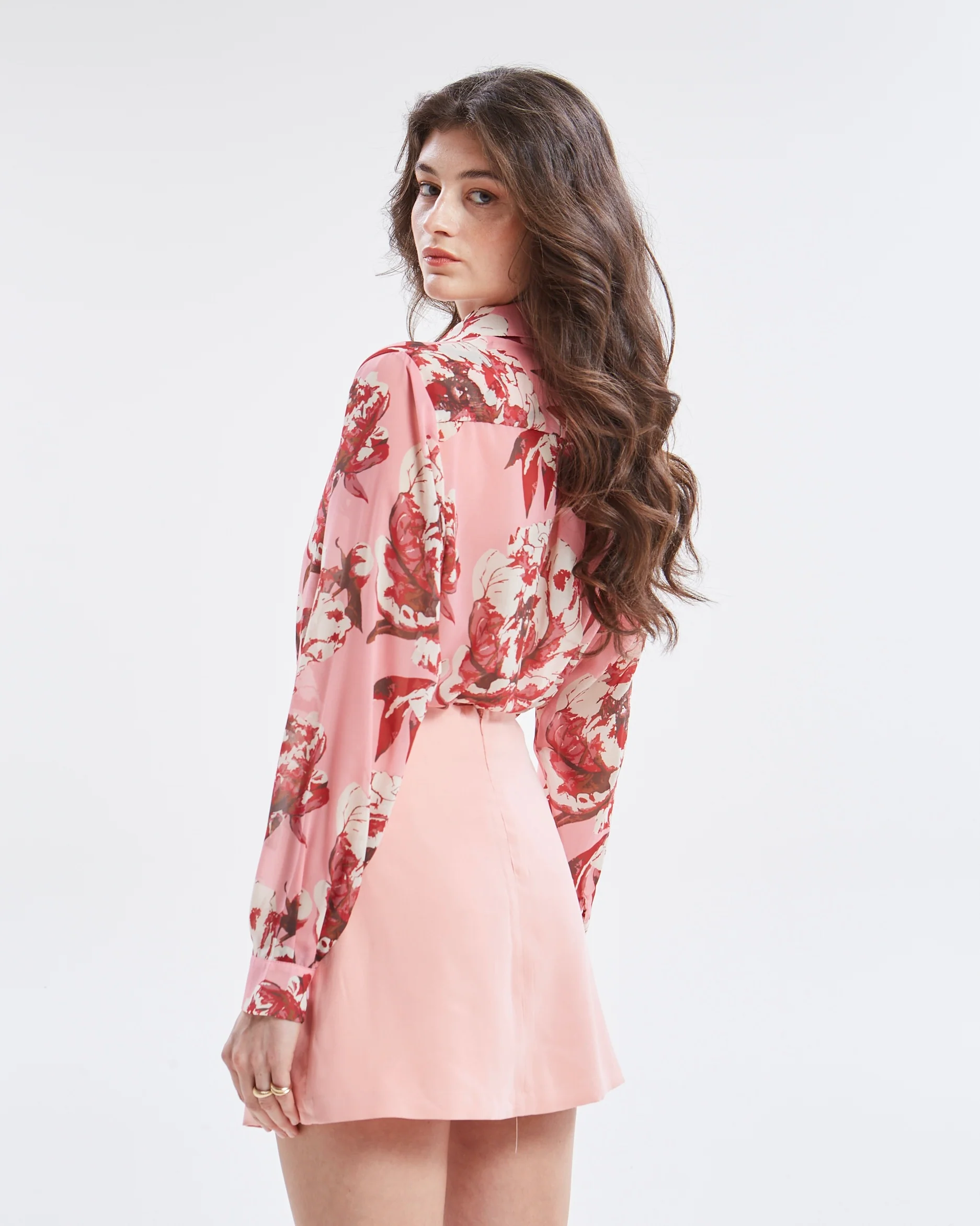 Oriane floral ruffle shirt - Image 3