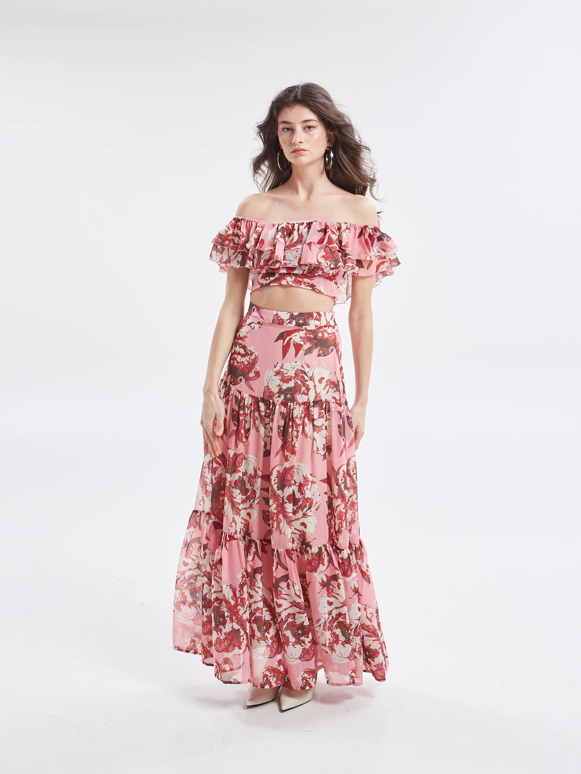 Oriane floral ruffle top - Image 5