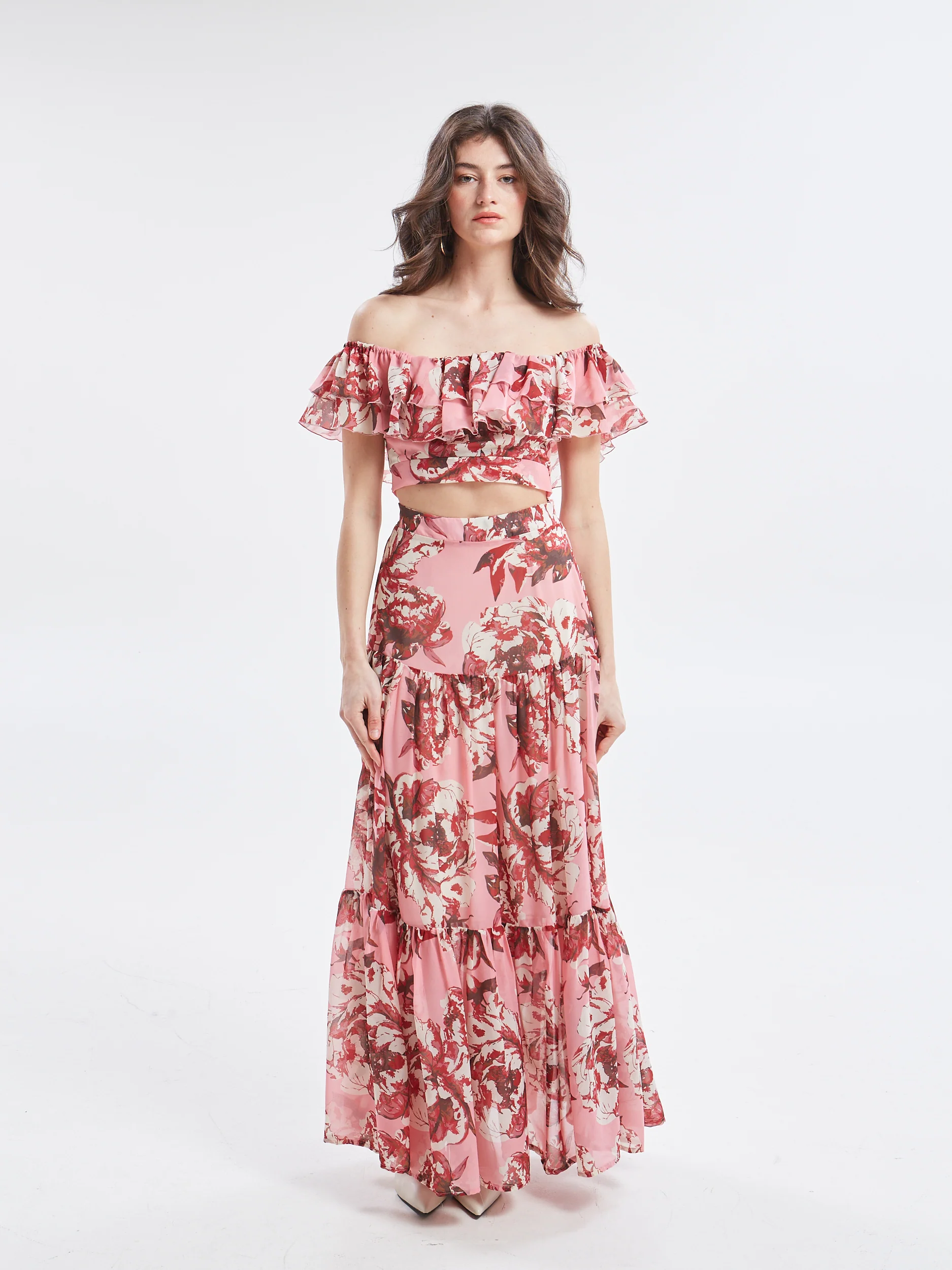 Oriane floral ruffle top - Image 3
