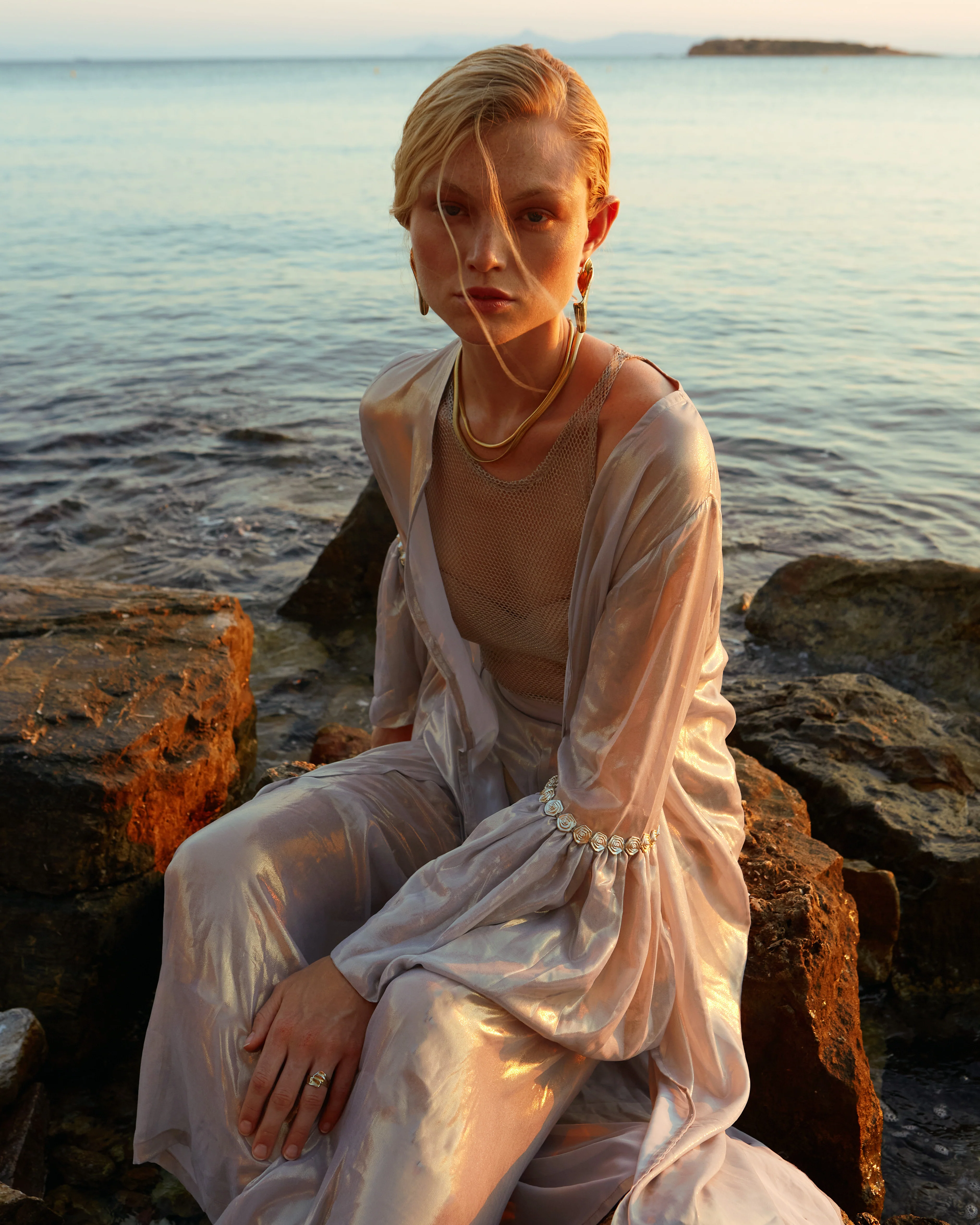 Priscilla metallic kimono - Image 2