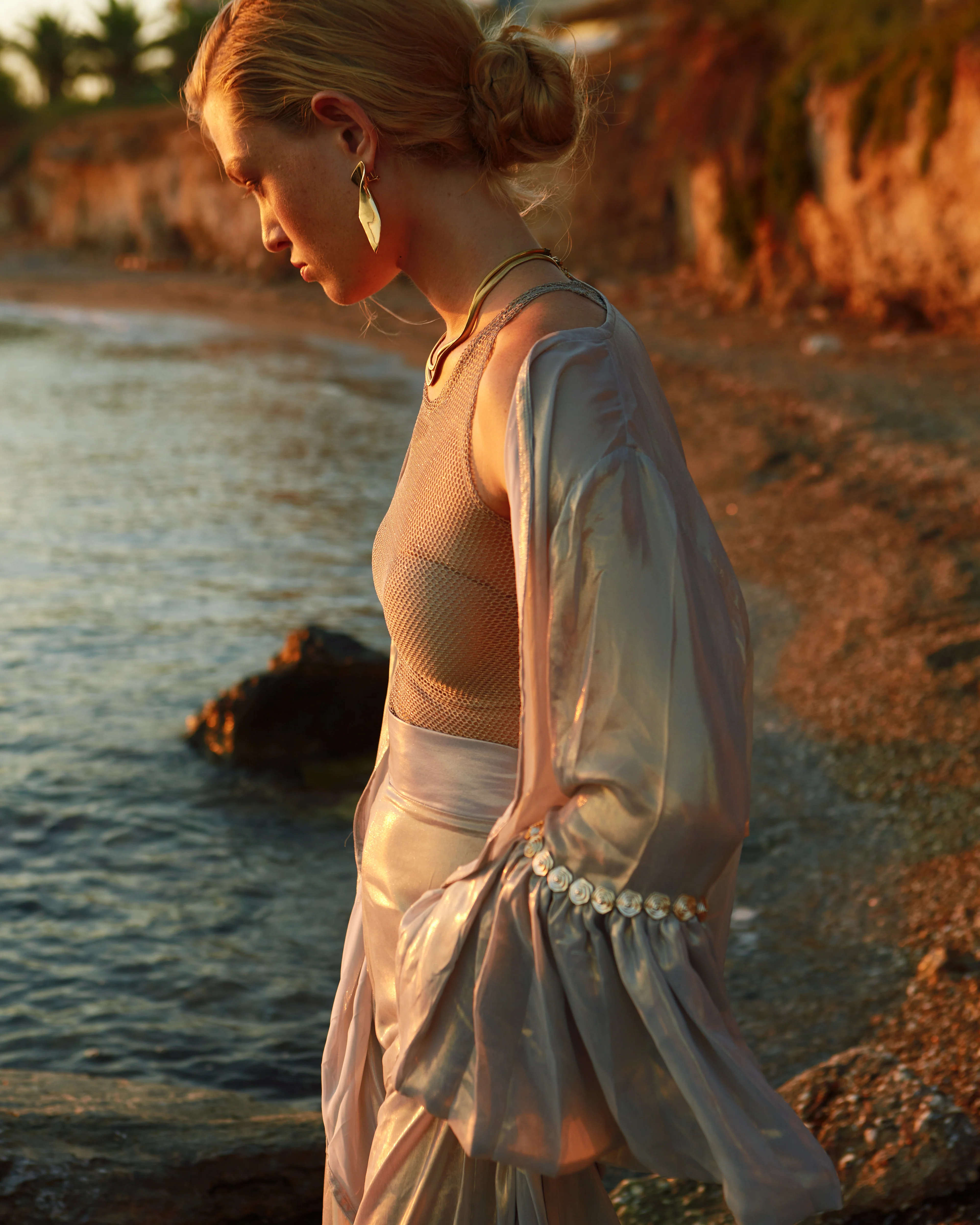 Priscilla metallic kimono - Image 8