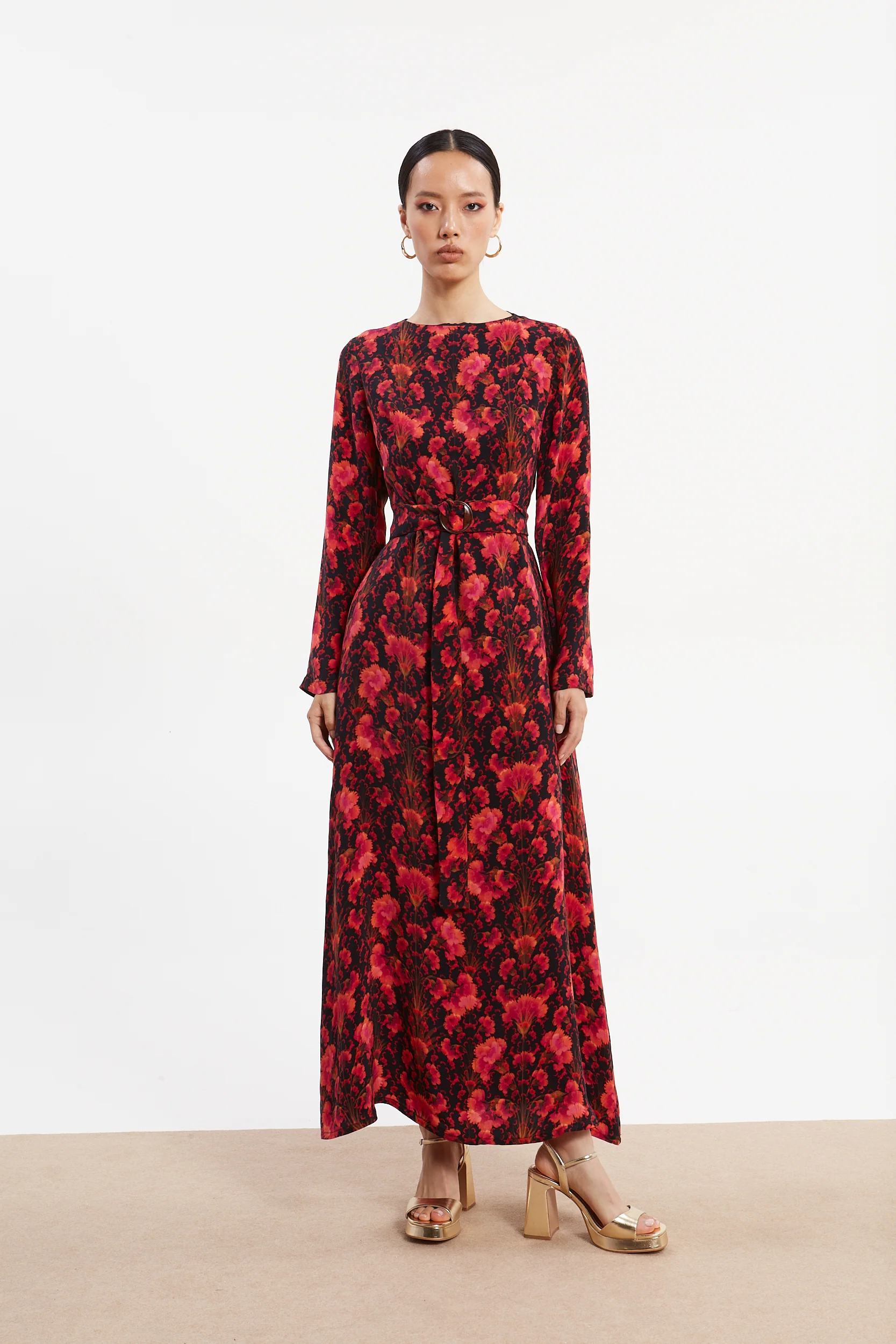 Quinn cupro dress