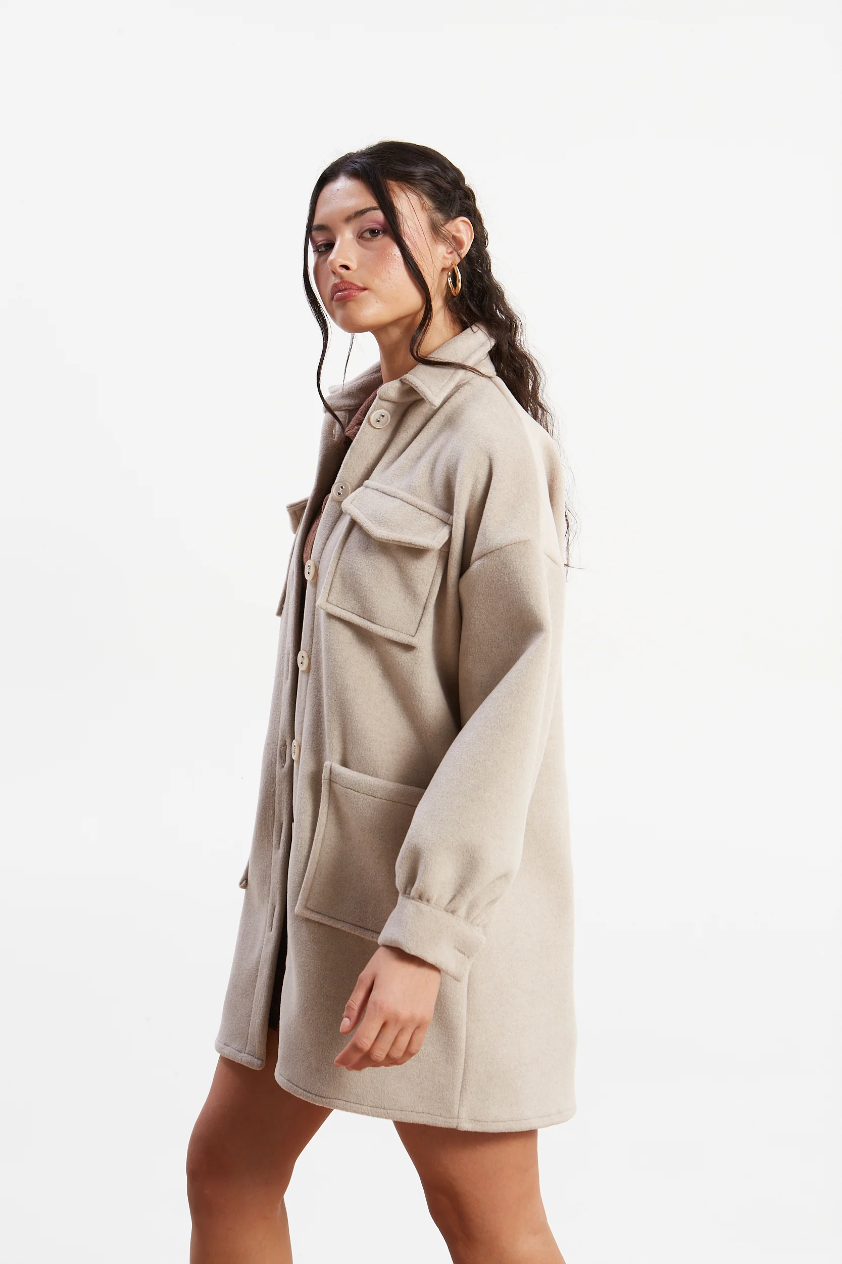 Rosa beige overshirt