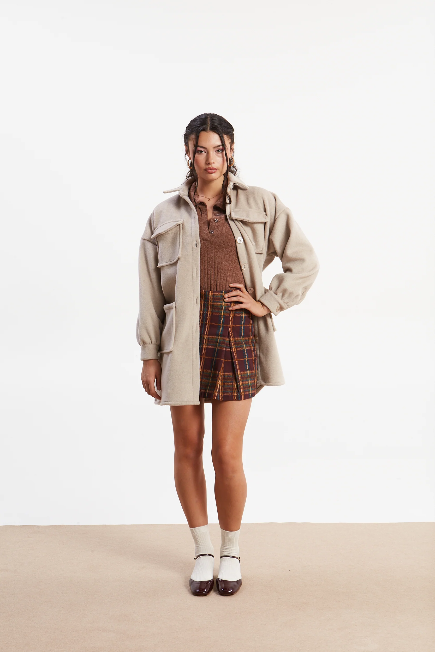 Rosa beige overshirt - Image 3
