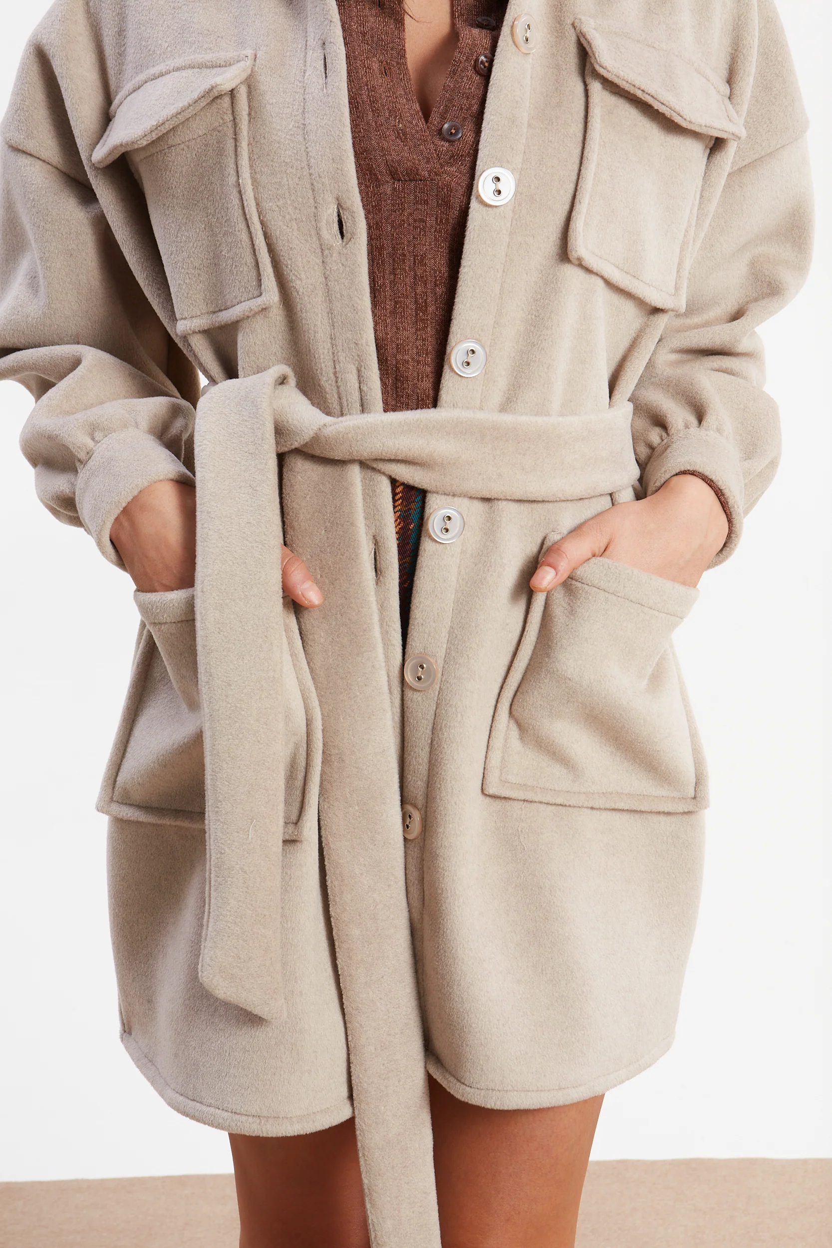 Rosa beige overshirt - Image 5
