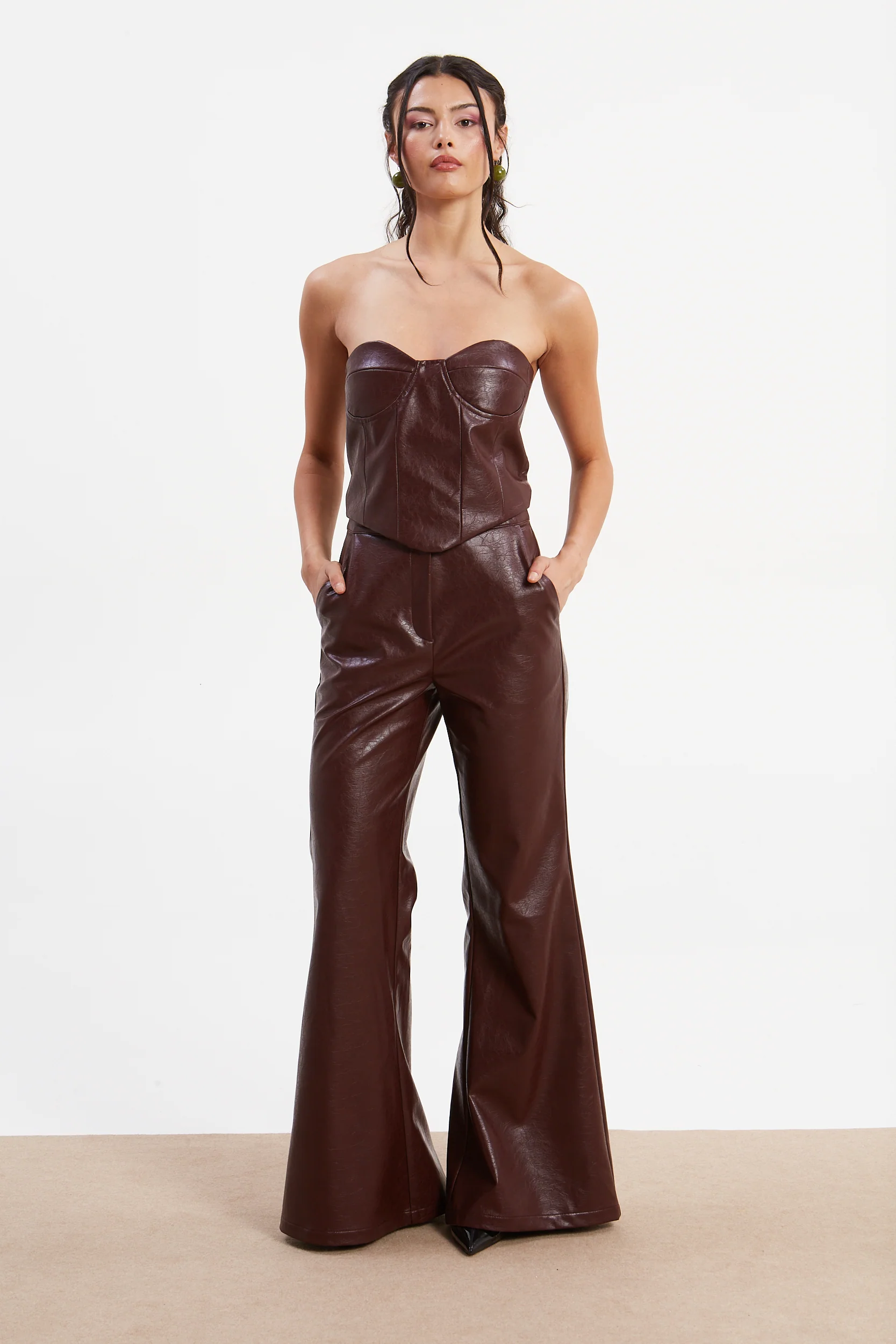 Sarah eco leather corset - Image 3