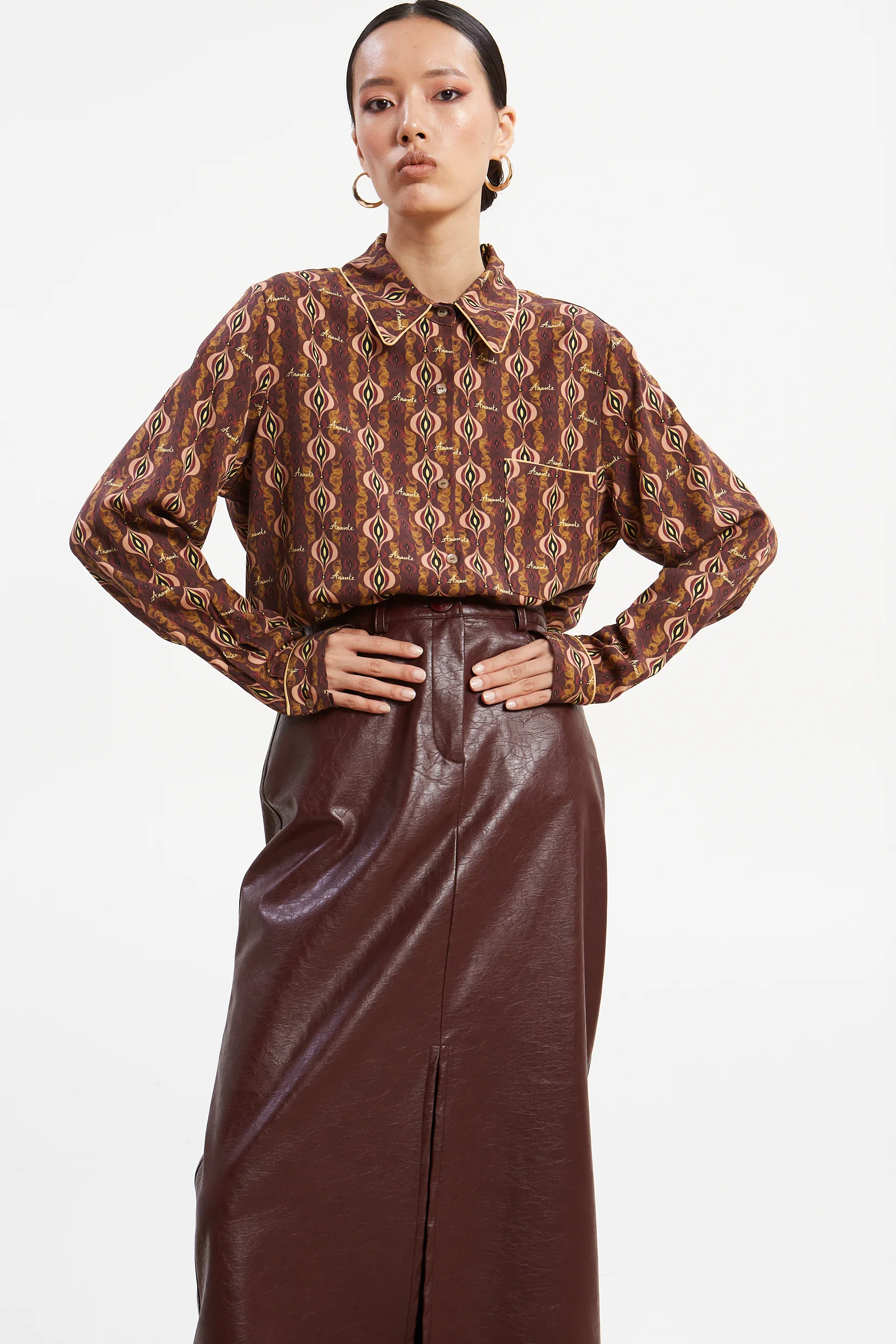 Sarah eco leather skirt - Image 5