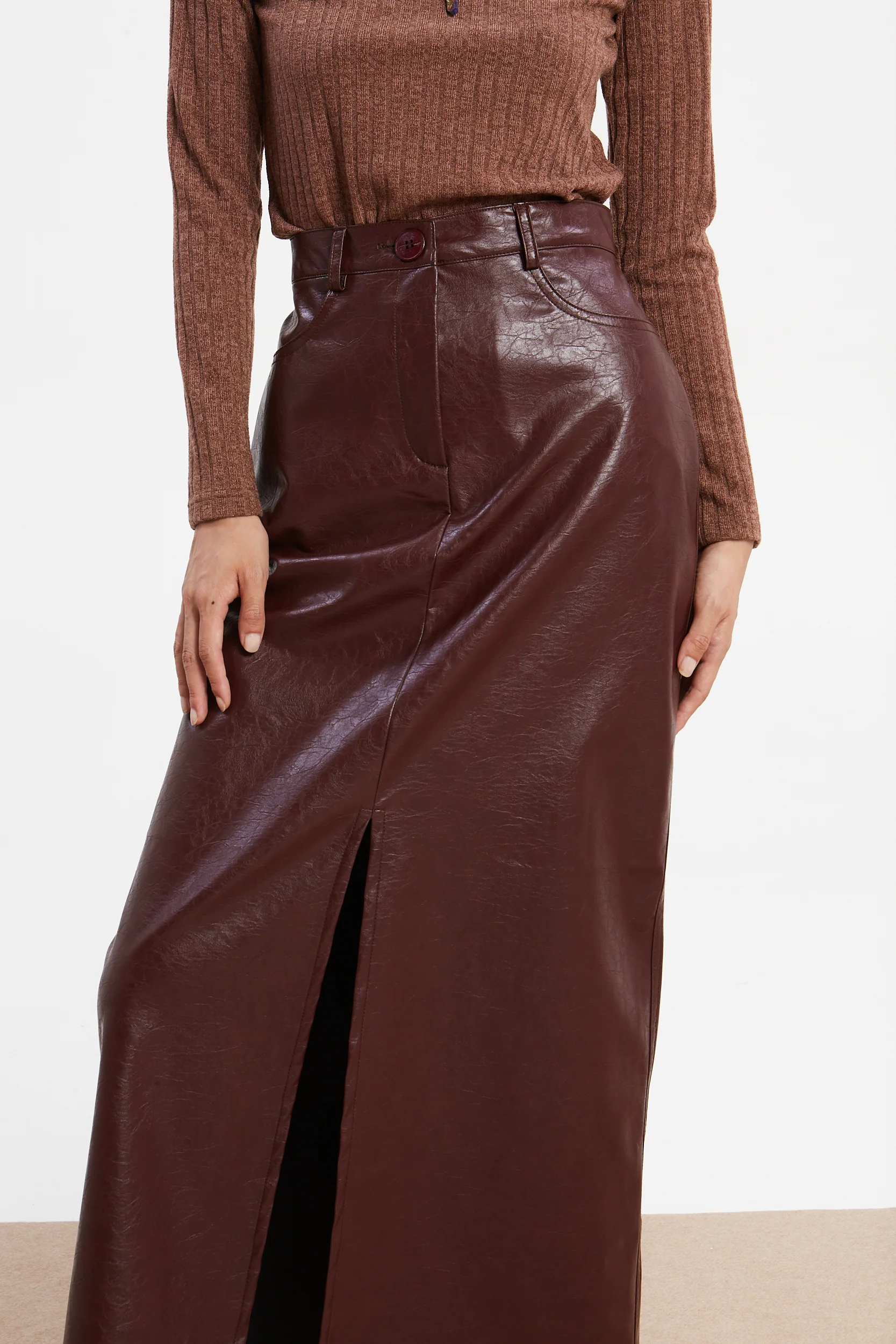 Sarah eco leather skirt - Image 6