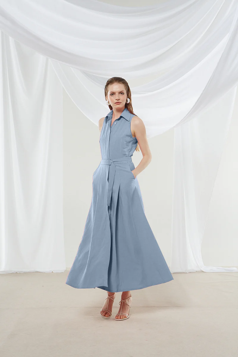 Senna ciel shirtdress - Image 2