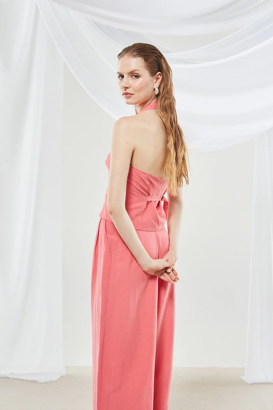 Senna coral pink vest - Image 10
