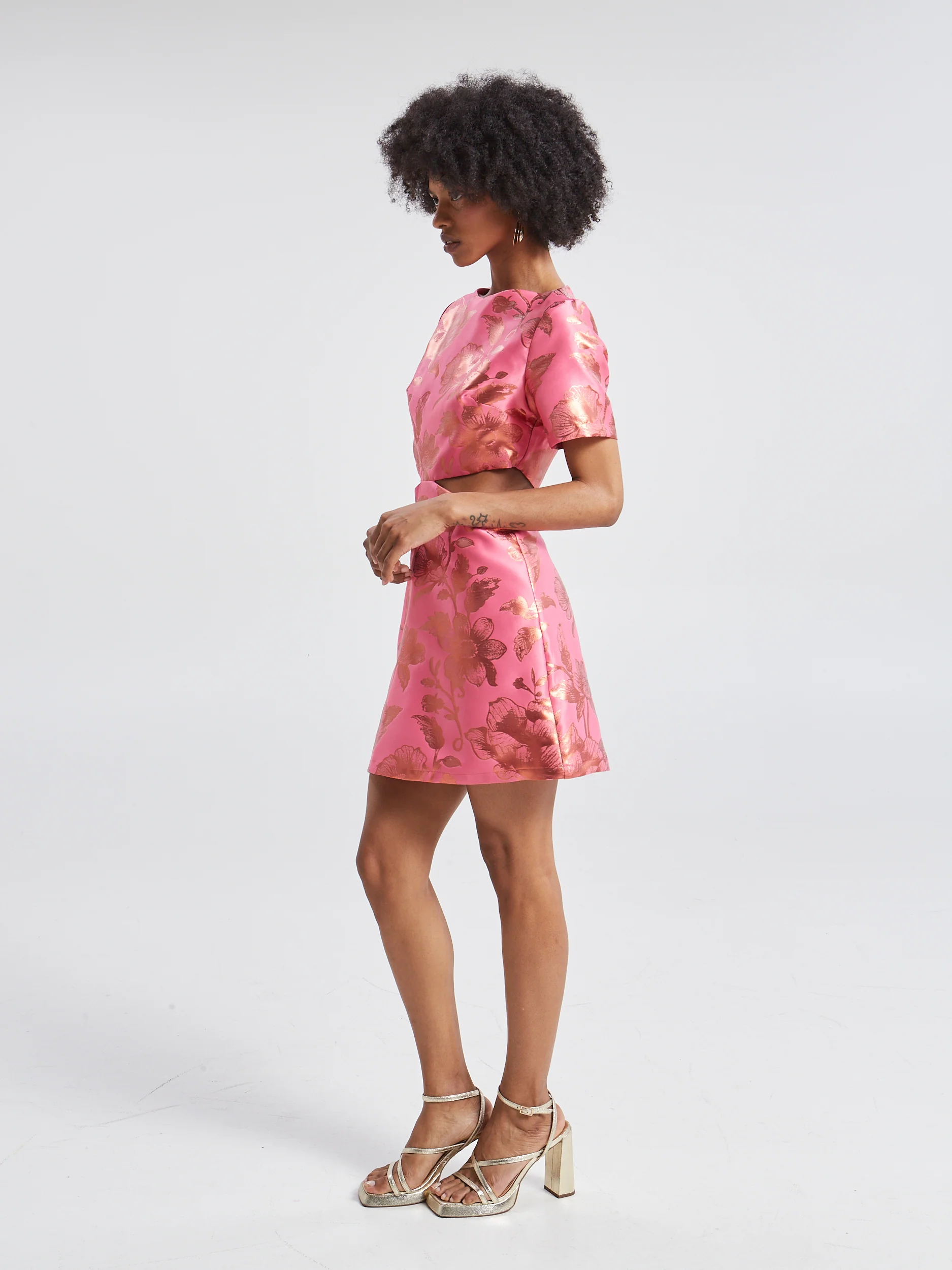 Solene cut out mini dress - Image 3