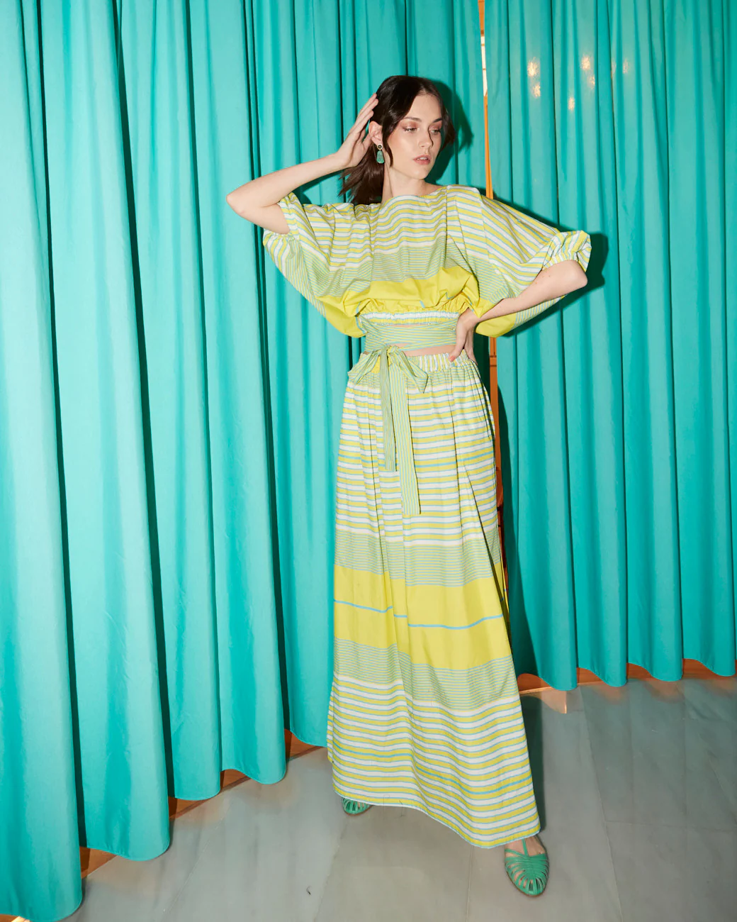 Stephanie cotton printed skirt - Image 4