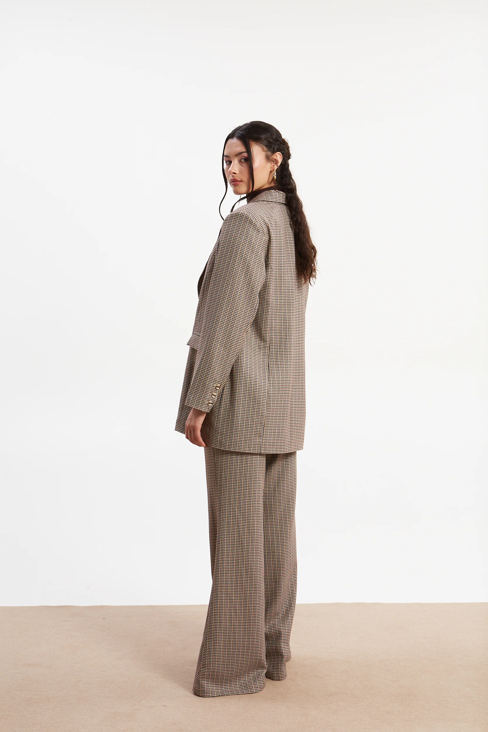 Victoria pied de poule oversized blazer - Image 2