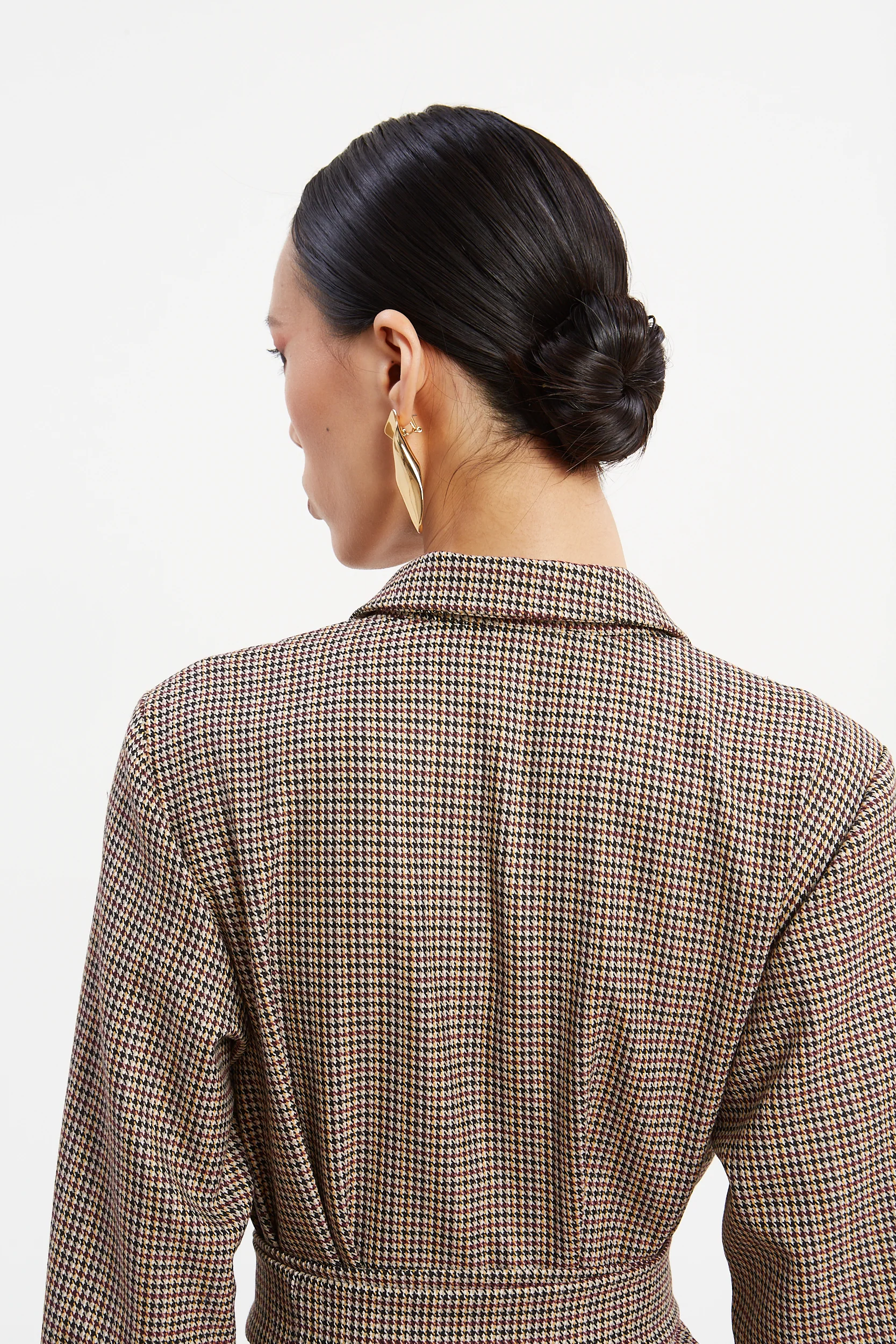 Victoria pied de poule shirtdress - Image 4