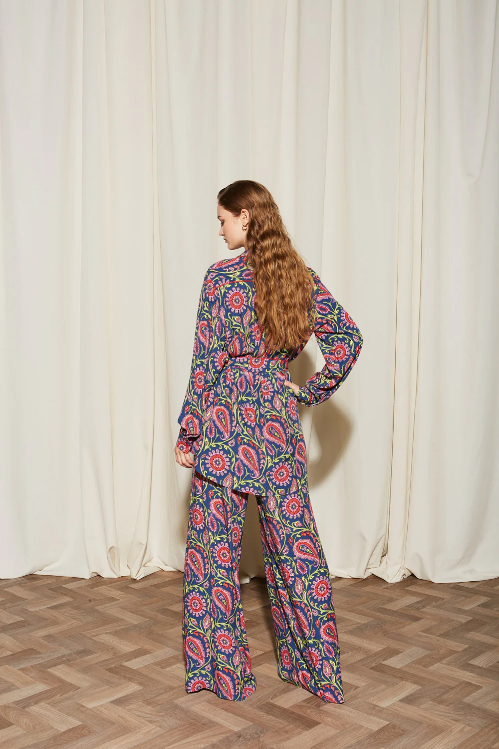 Vivienne viscose printed pants - Image 3