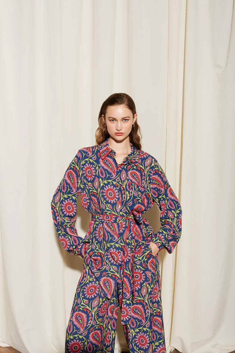 Vivienne viscose printed pants - Image 7