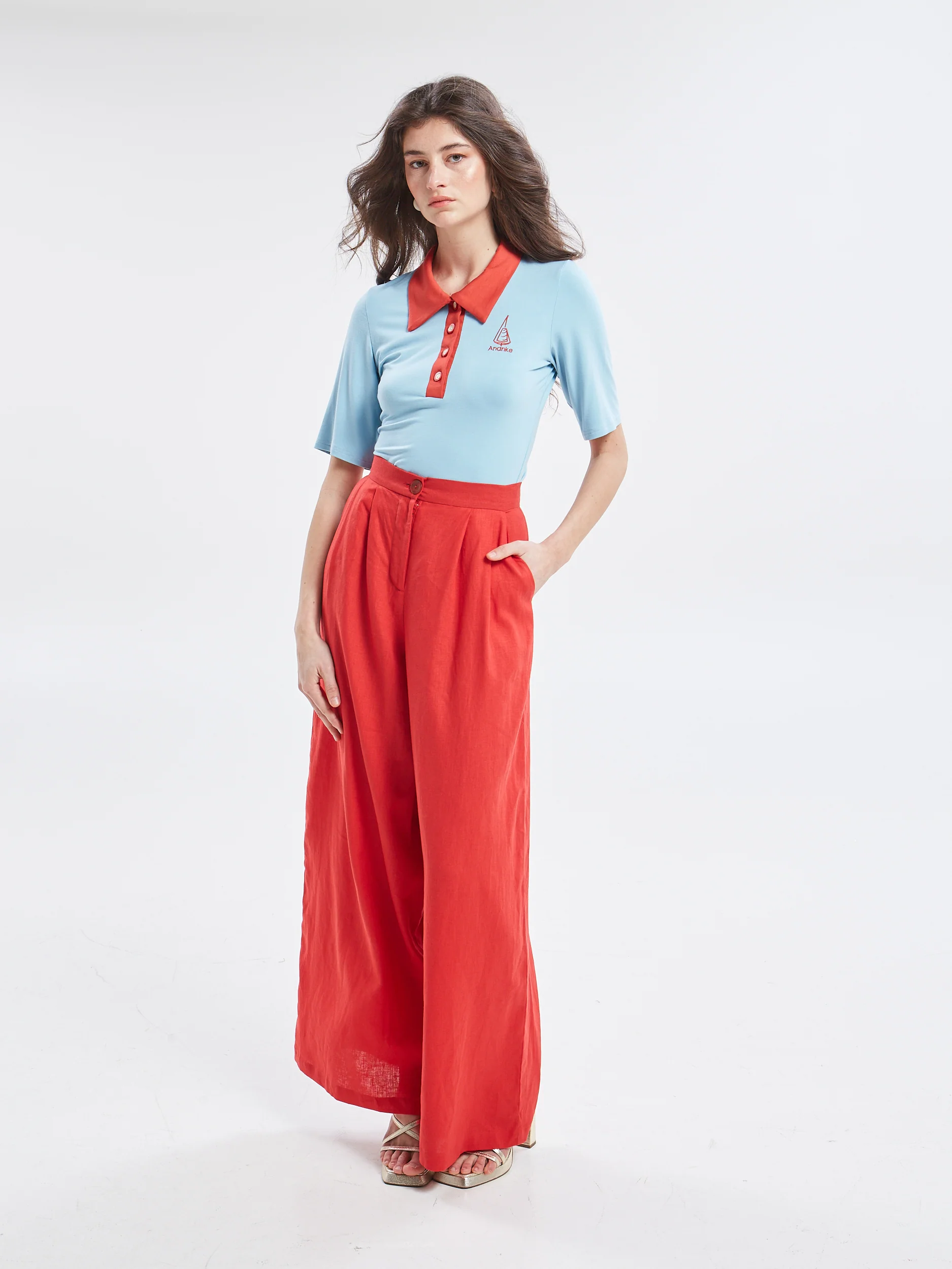 Yara polo ciel top - Image 3