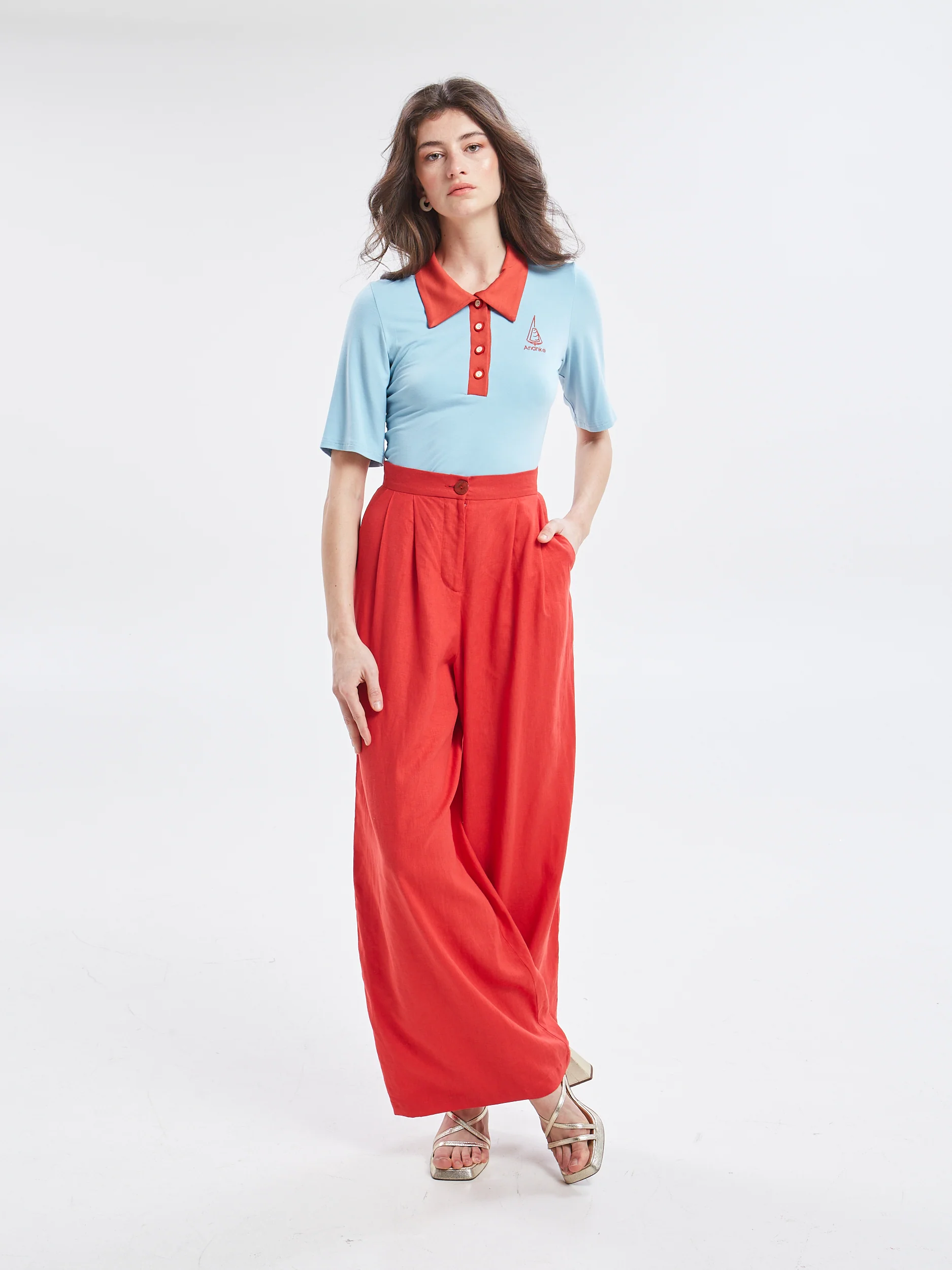 Yara polo ciel top - Image 4