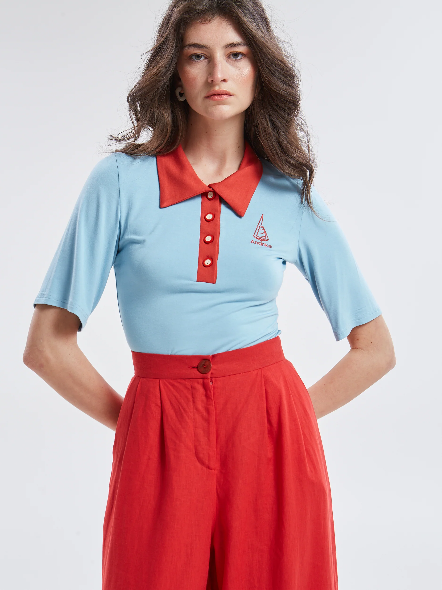 Yara polo ciel top - Image 5