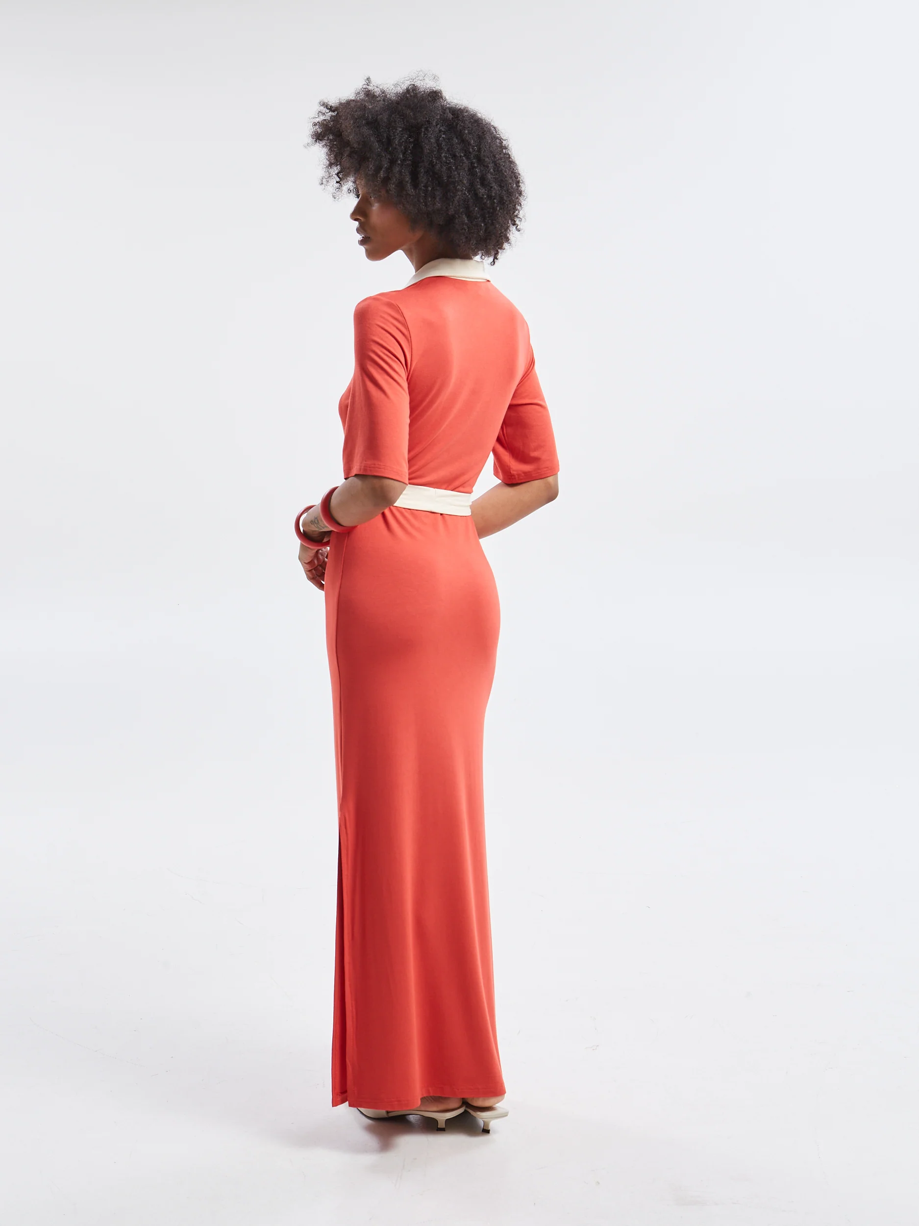 Yara polo red dress - Image 6