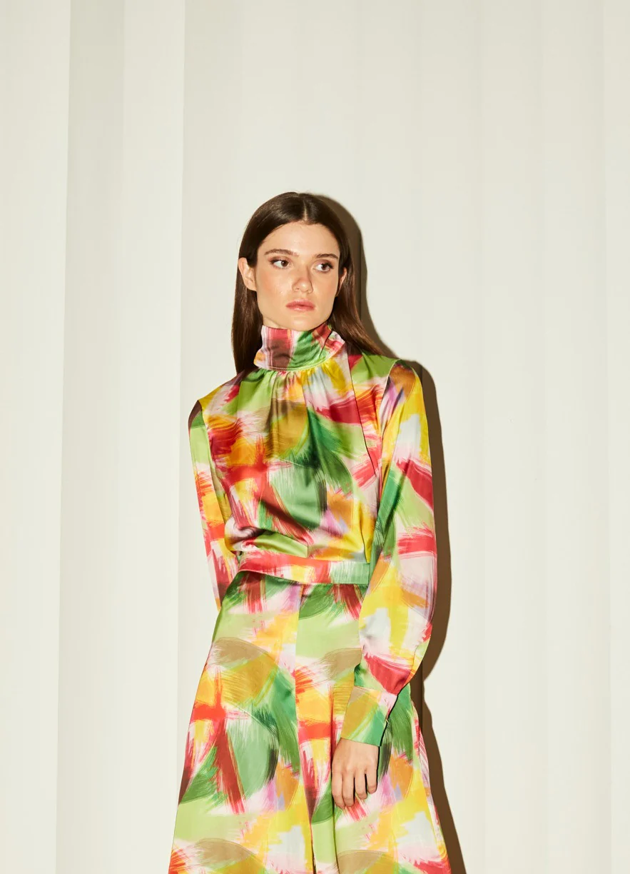 Yolanda high neck top - Image 3
