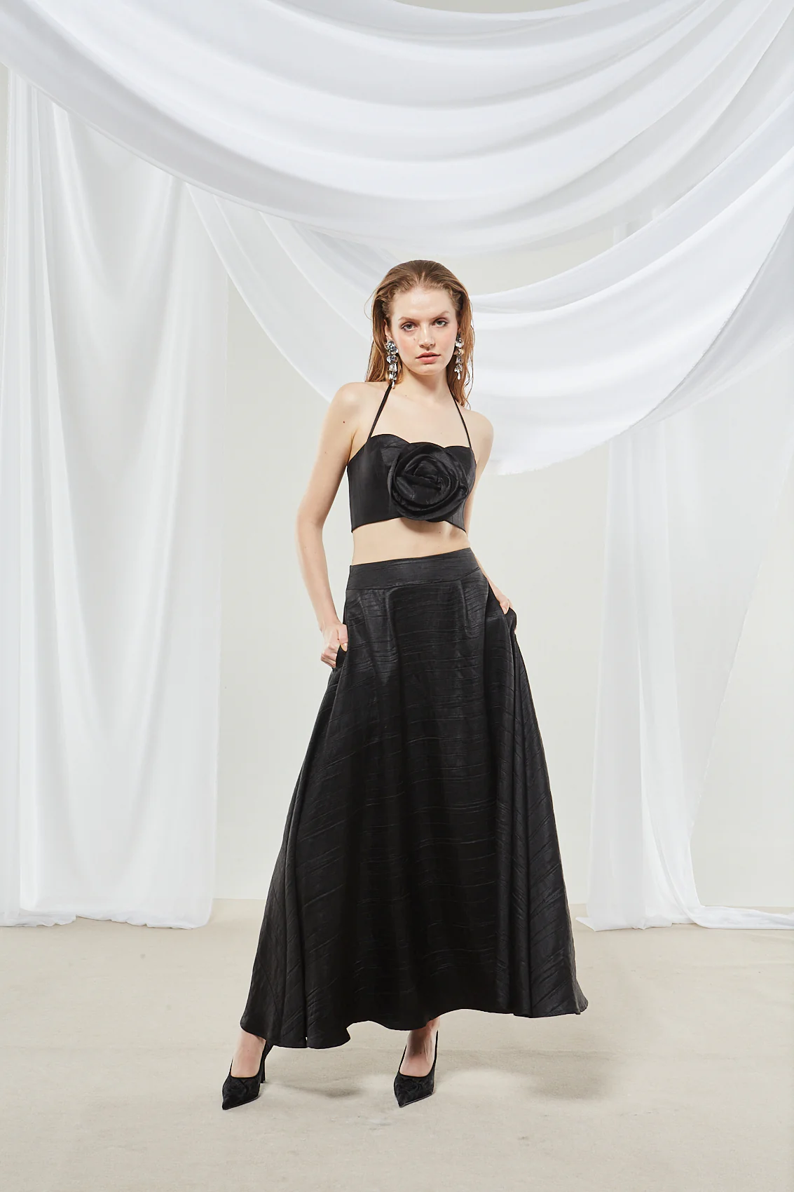 Zinnia black flower top - Image 3
