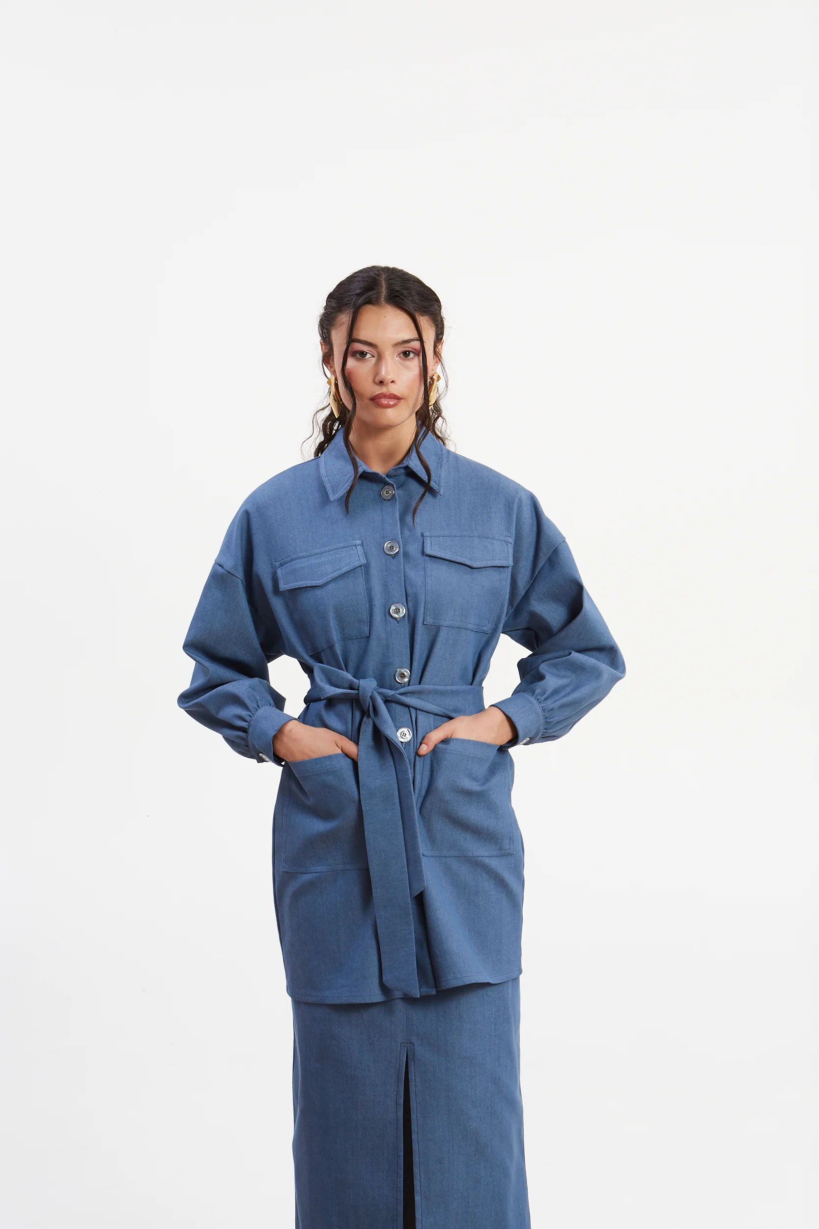 Zora denim overshirt - Image 3