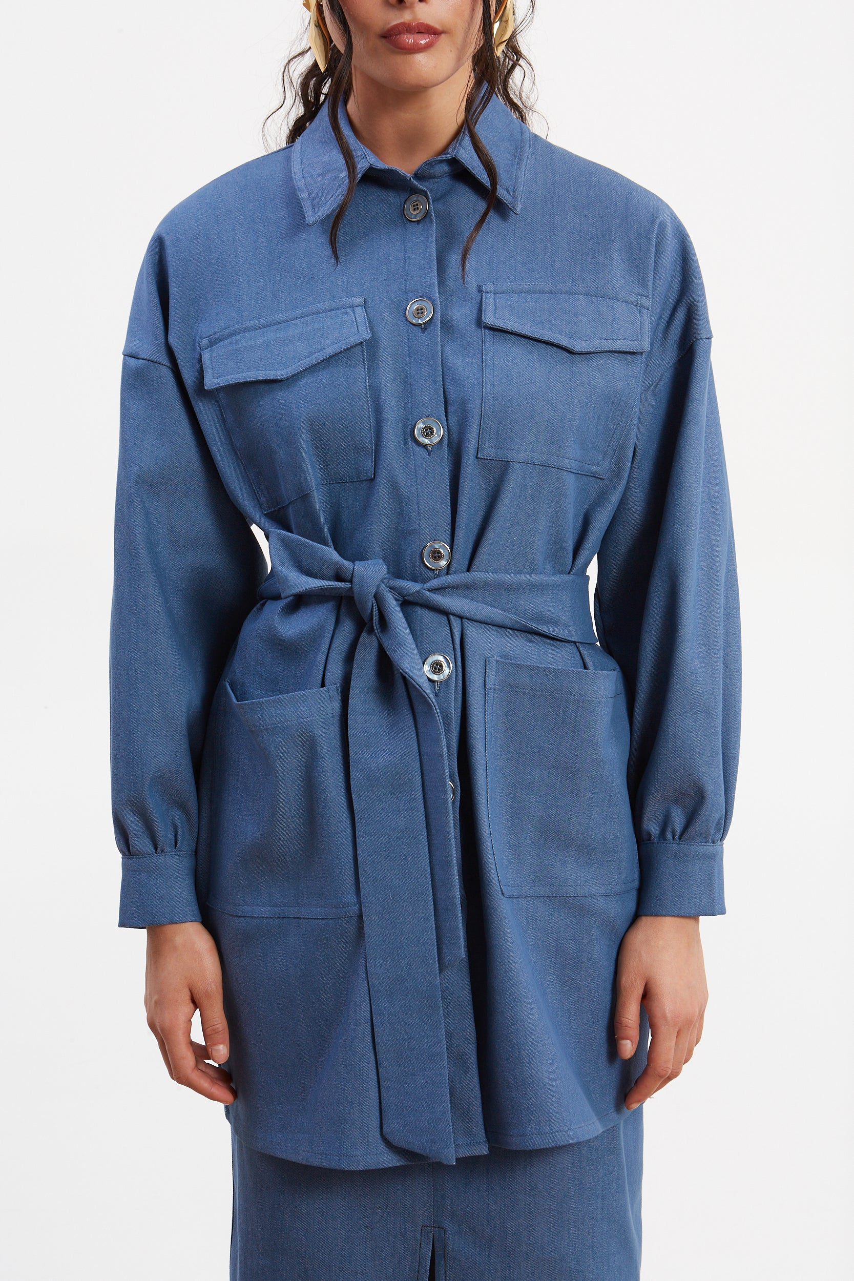 Zora denim overshirt - Image 4