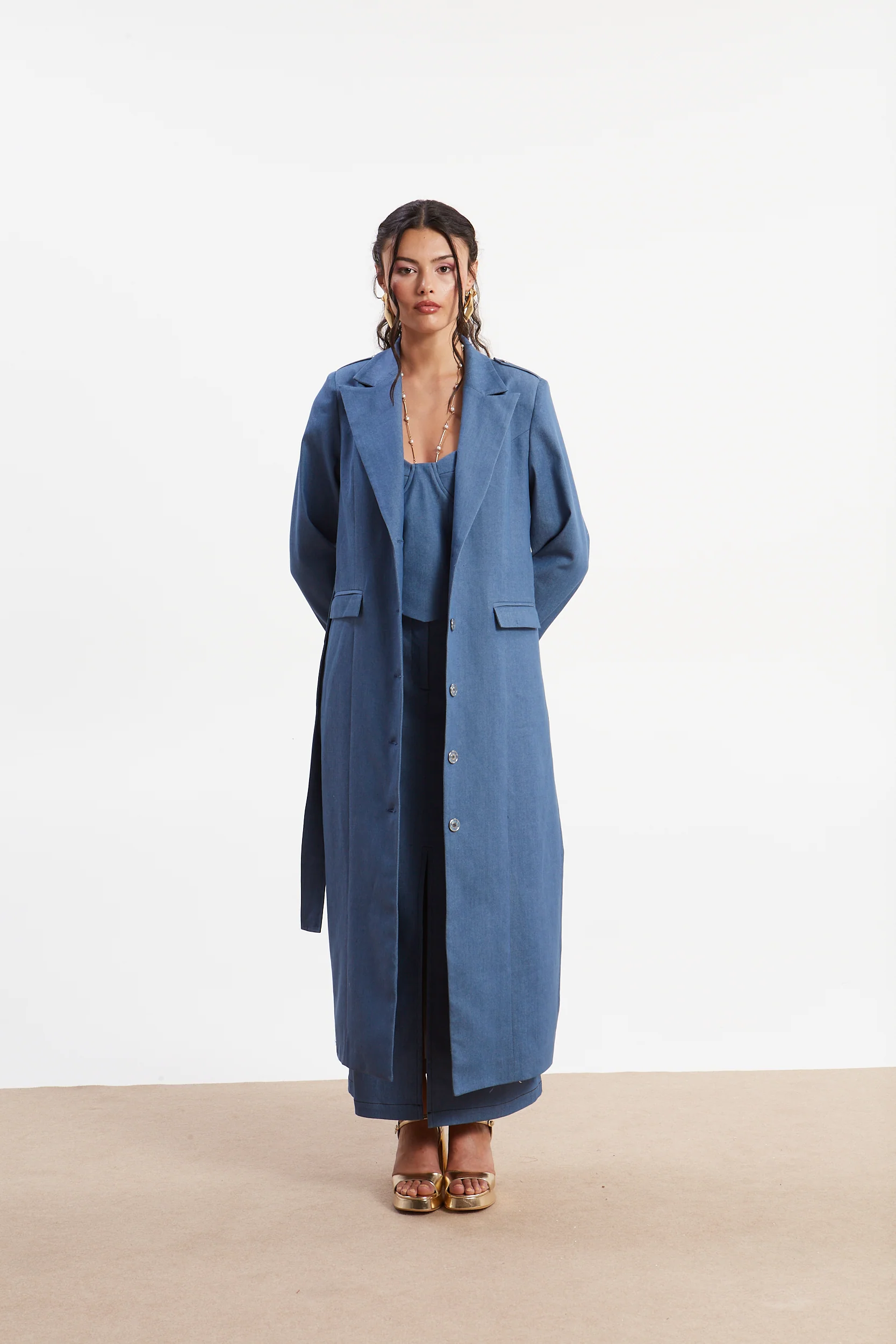 Zora denim trench coat - Image 5